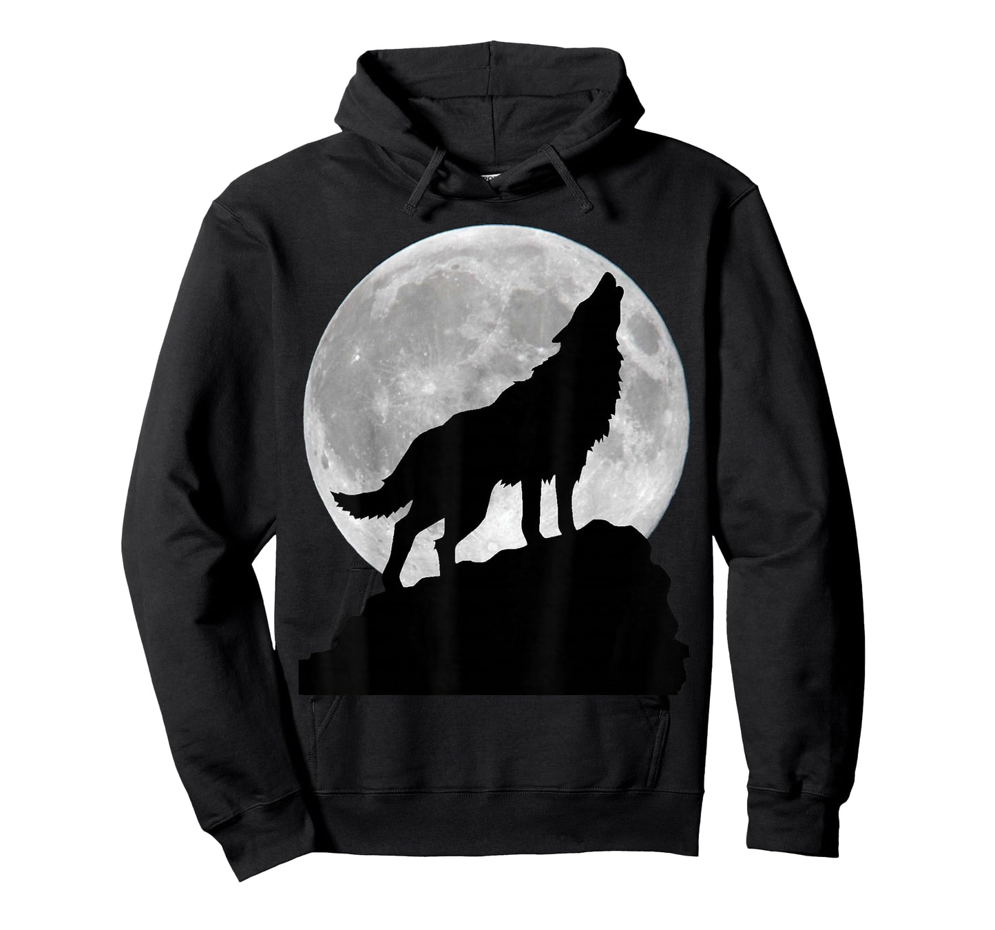 Wolf in Moon Light - Cool Full Dog pup Howling T-Shirt