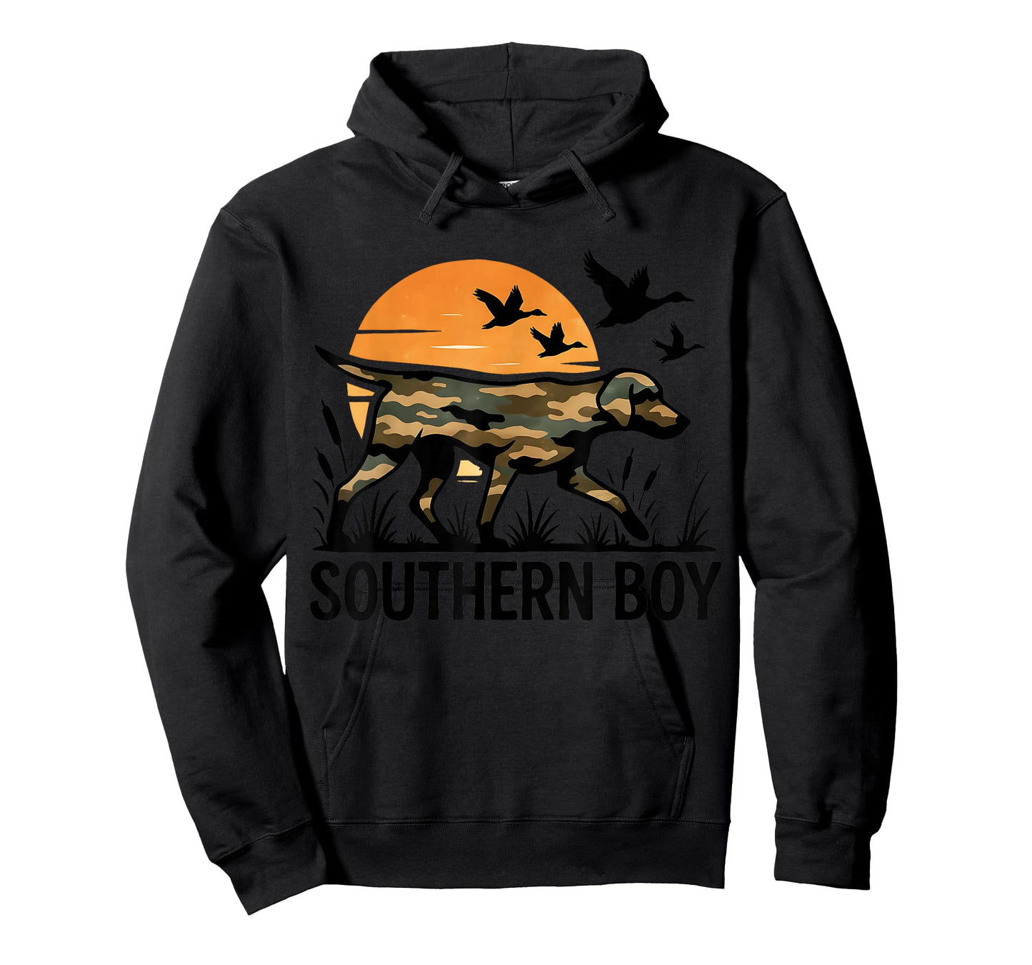 Local Southern Boy Duck Hunting camo Outdoor Dog Camouflage T-Shirt