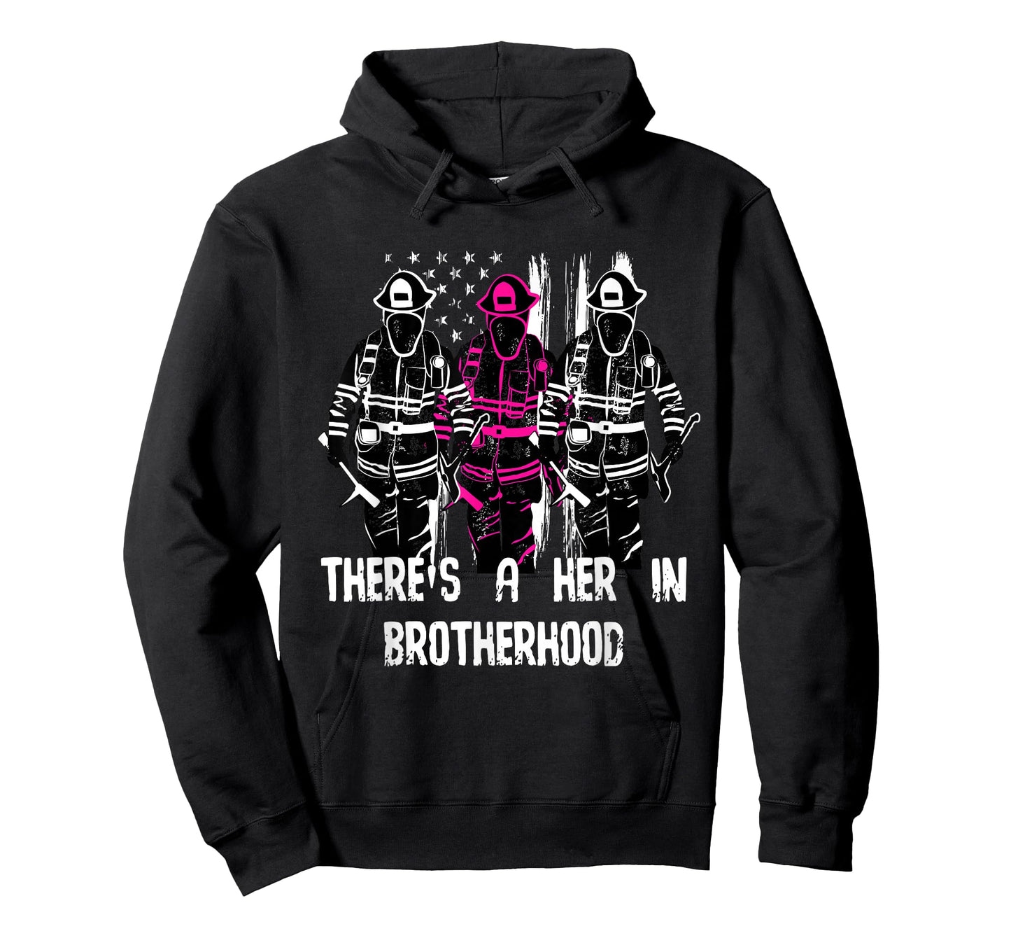 Female Firefighter Women Brotherhood Promotion T-Shirt