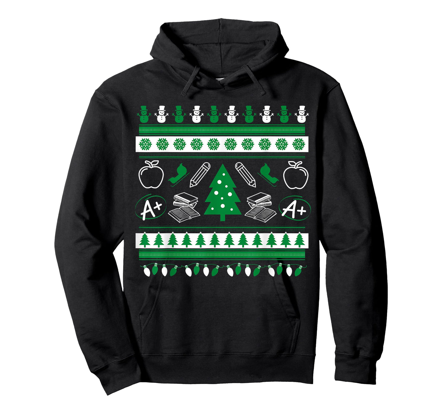 Teacher Ugly Christmas Sweater Instructor Elementary School T-Shirt