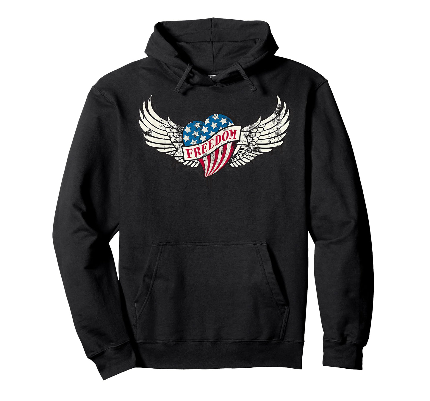 Vintage Let Freedom Ring US Flag Eagle Patriotic 4th of July Women Kids Men T-Shirt