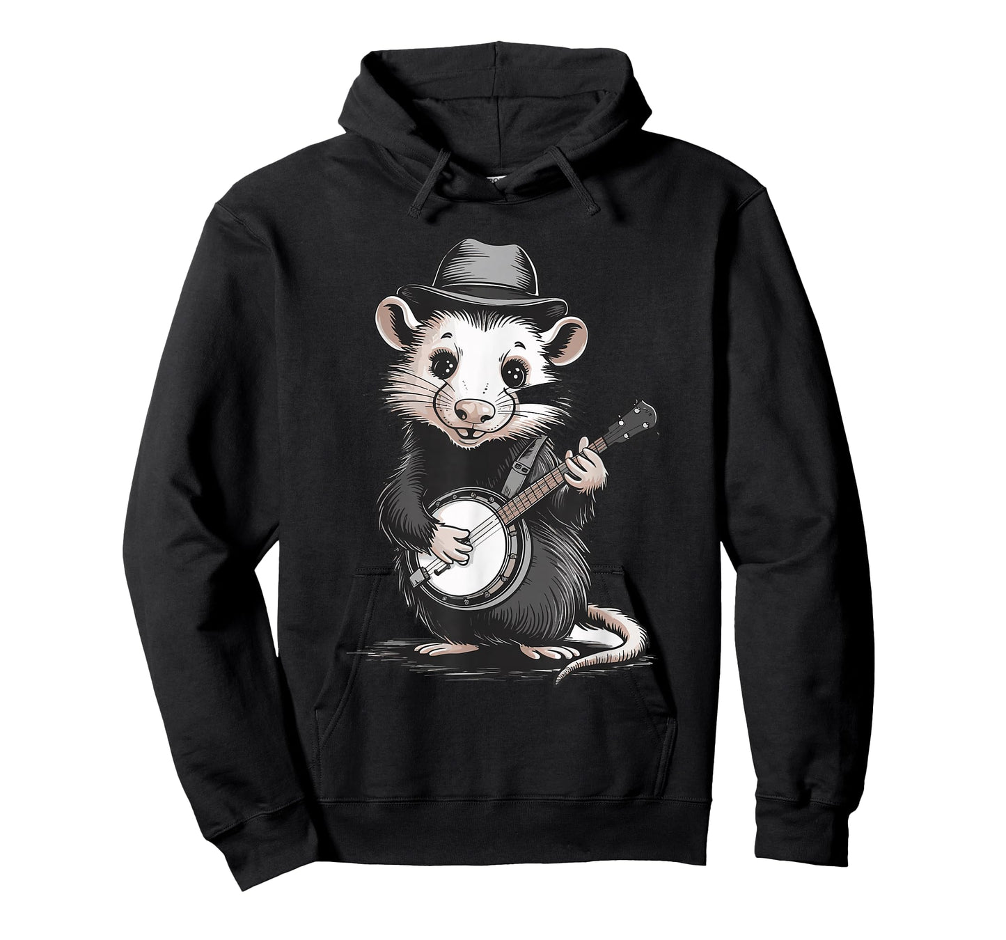 Opossum Playing Banjo T-Shirt