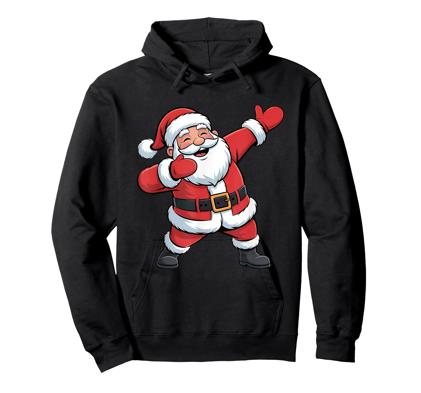Christmas Tree Lights Funny Xmas Squad Dabbing Santa Claus T-Shirt