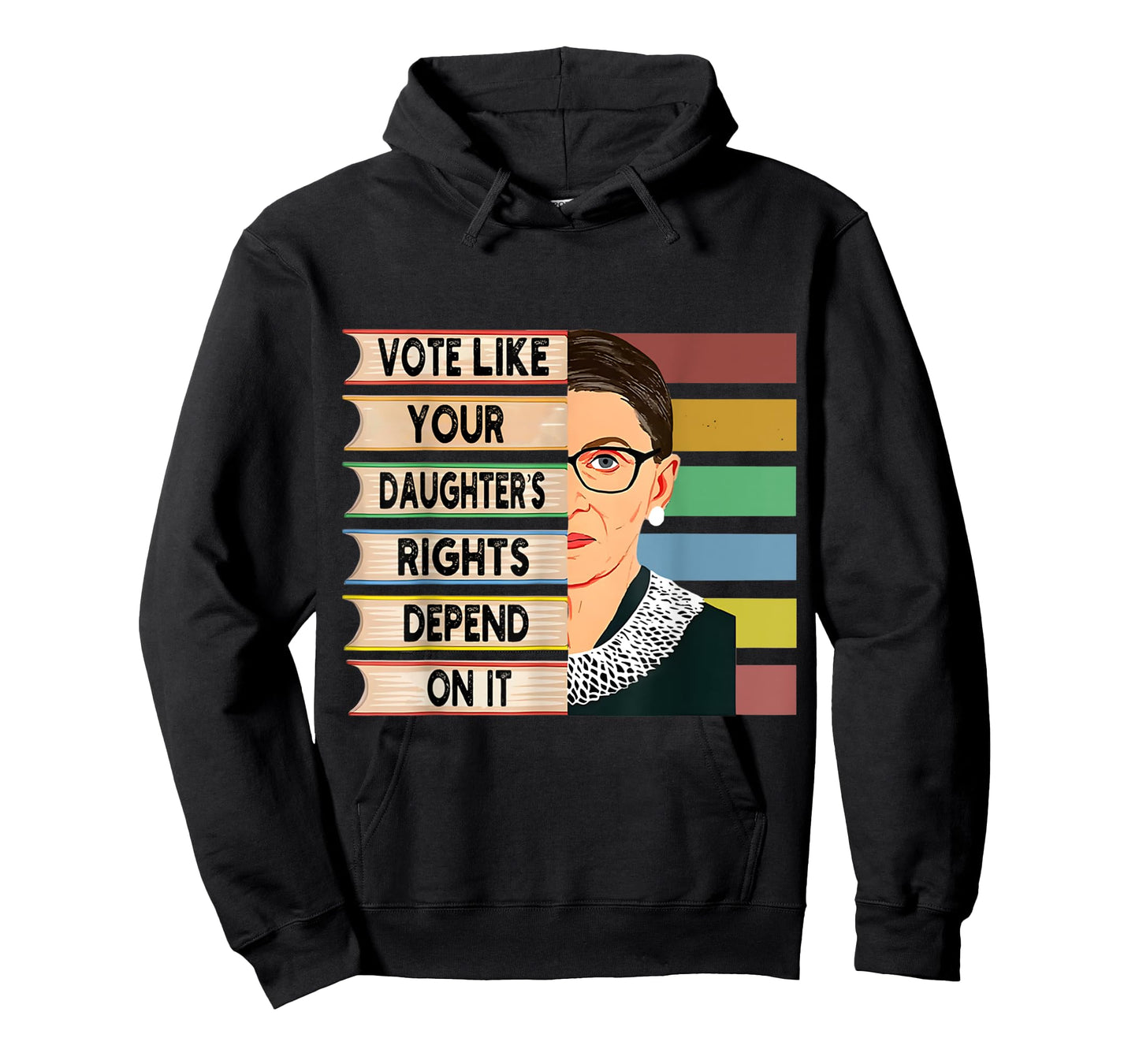 Feminist Ruth Bader Ginsburg RBG Quote Girl With Book Women T-Shirt