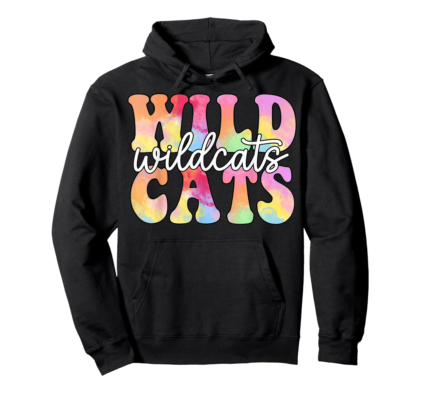 Wildcats School Tie-Dye T-Shirt