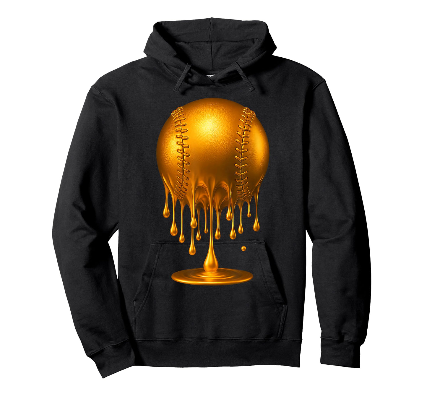 Dripping Gold Baseball Respect The Drip Baseball Ball Bat T-Shirt