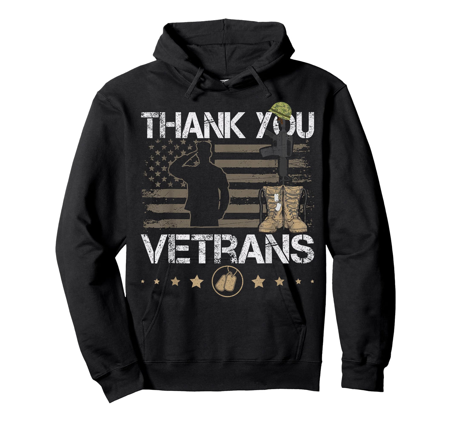 Thank you Veterans Proud Veteran Usa Flag Veterans Day T-Shirt