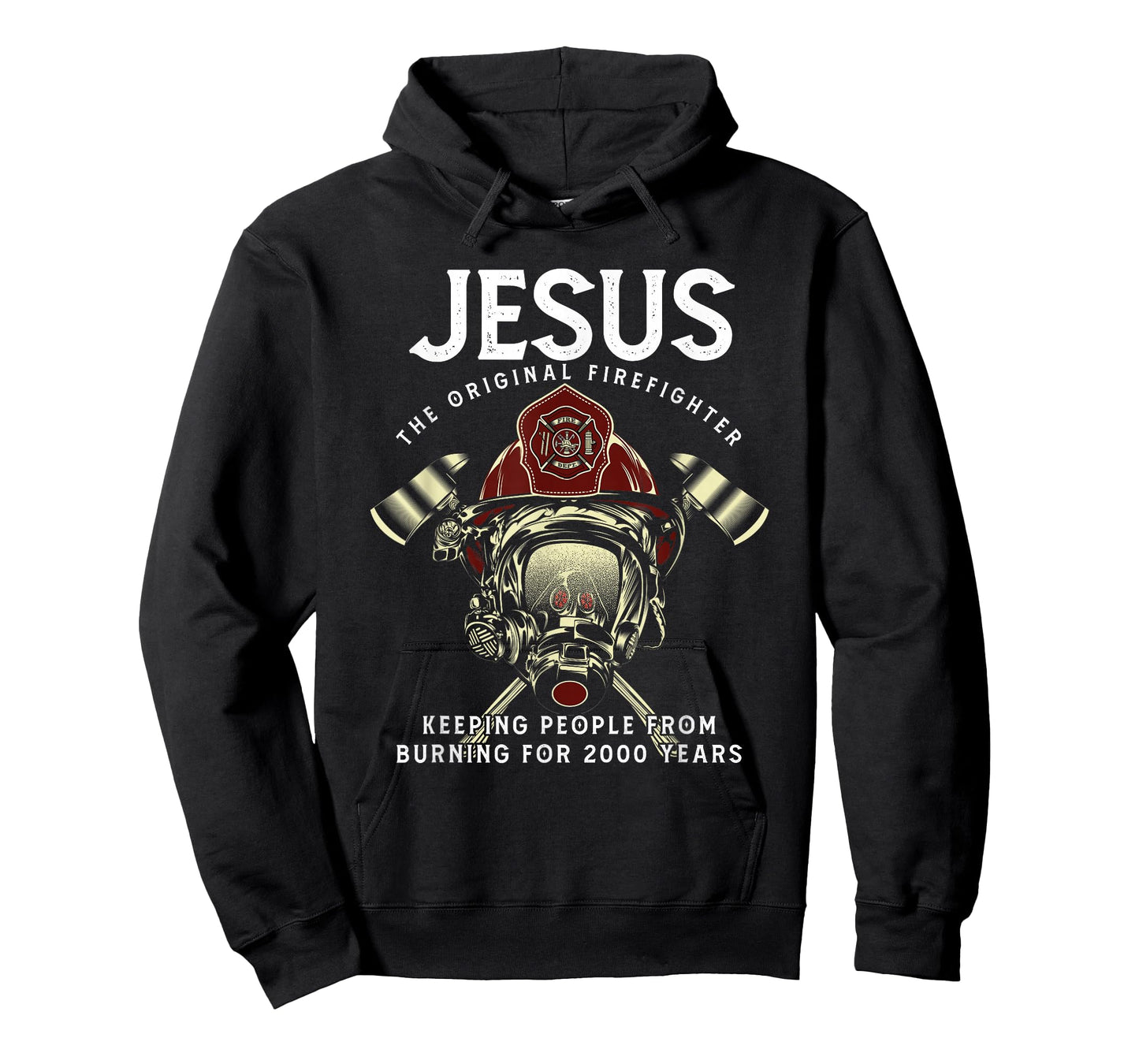 Jesus Firefighter Fire Department Fireman Firetruck Rescue T-Shirt