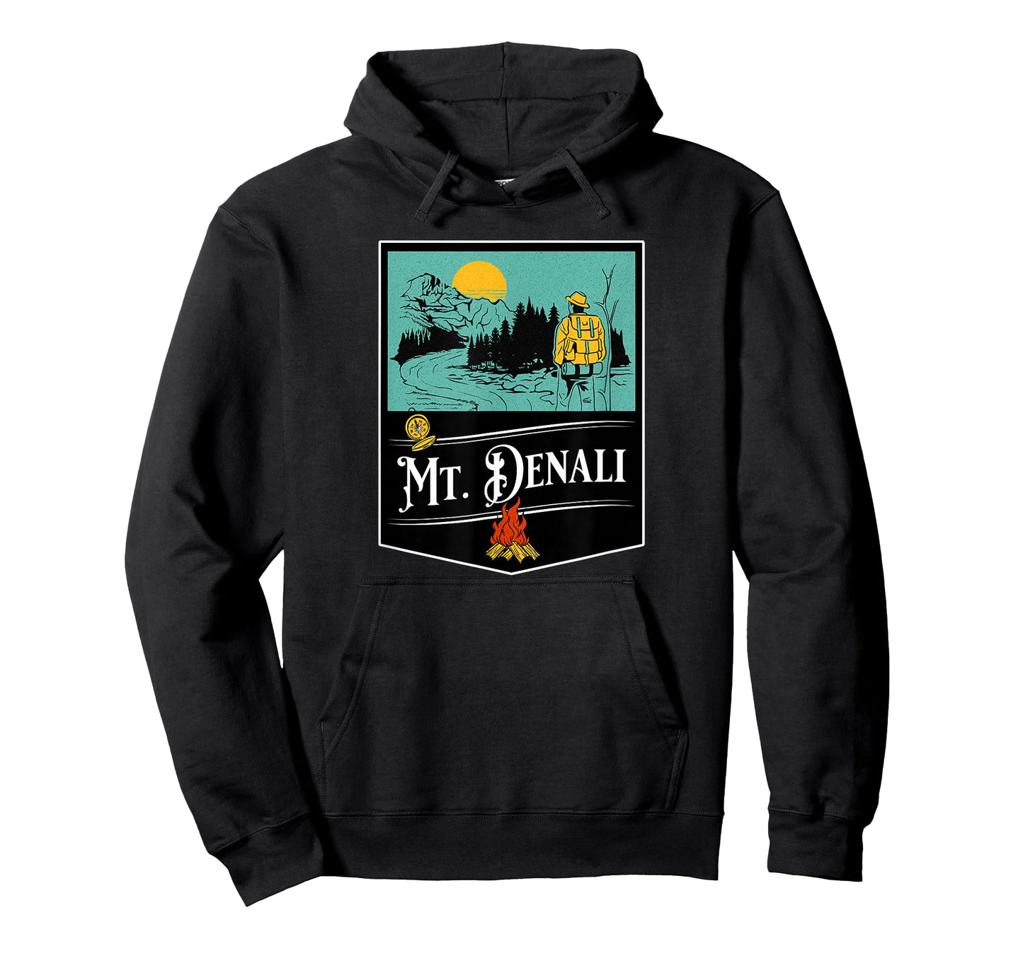 Retro Mount Denali Souvenir/Mt. Denali T-Shirt