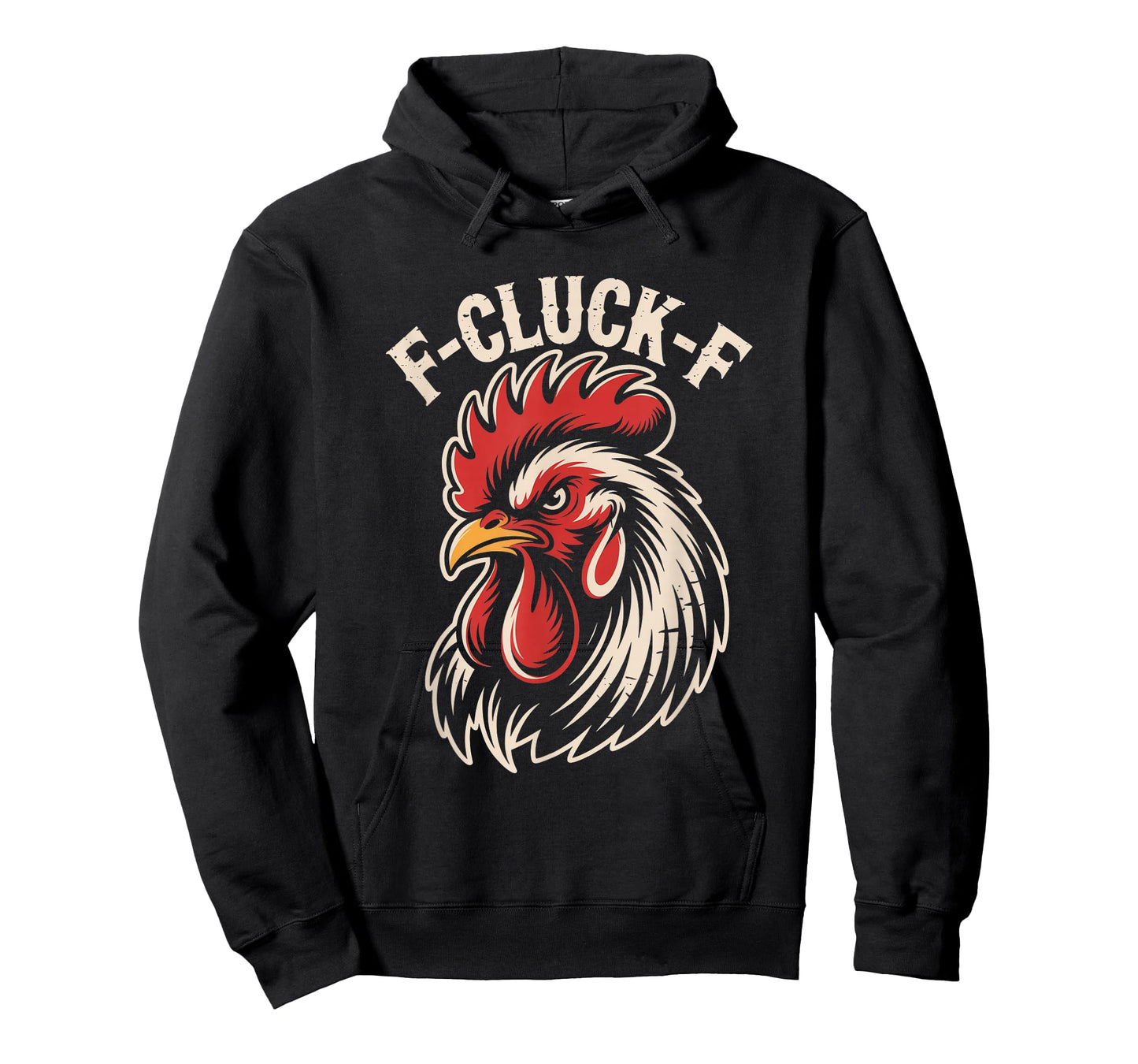 F Cluck F Angry Rooster Retro Chicken Humor T-Shirt