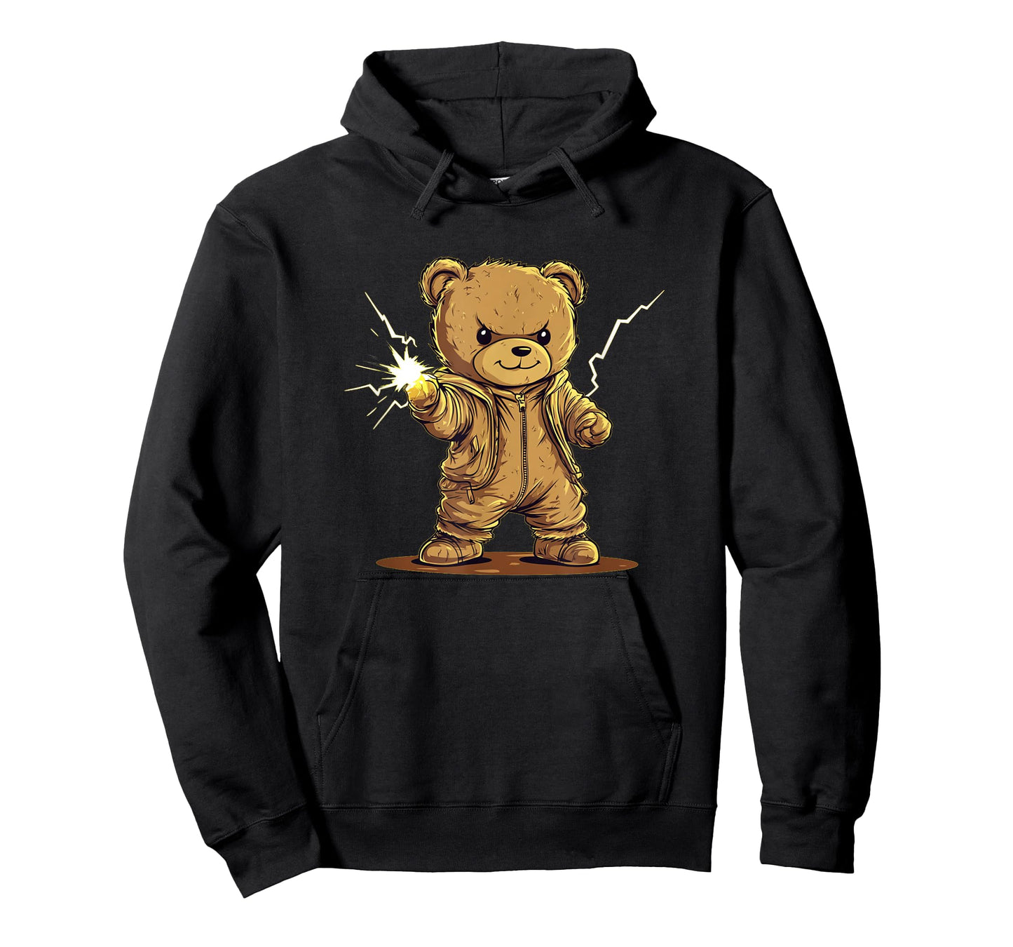 Cool Lightning Teddy Bear Costume for Adults and Kids T-Shirt