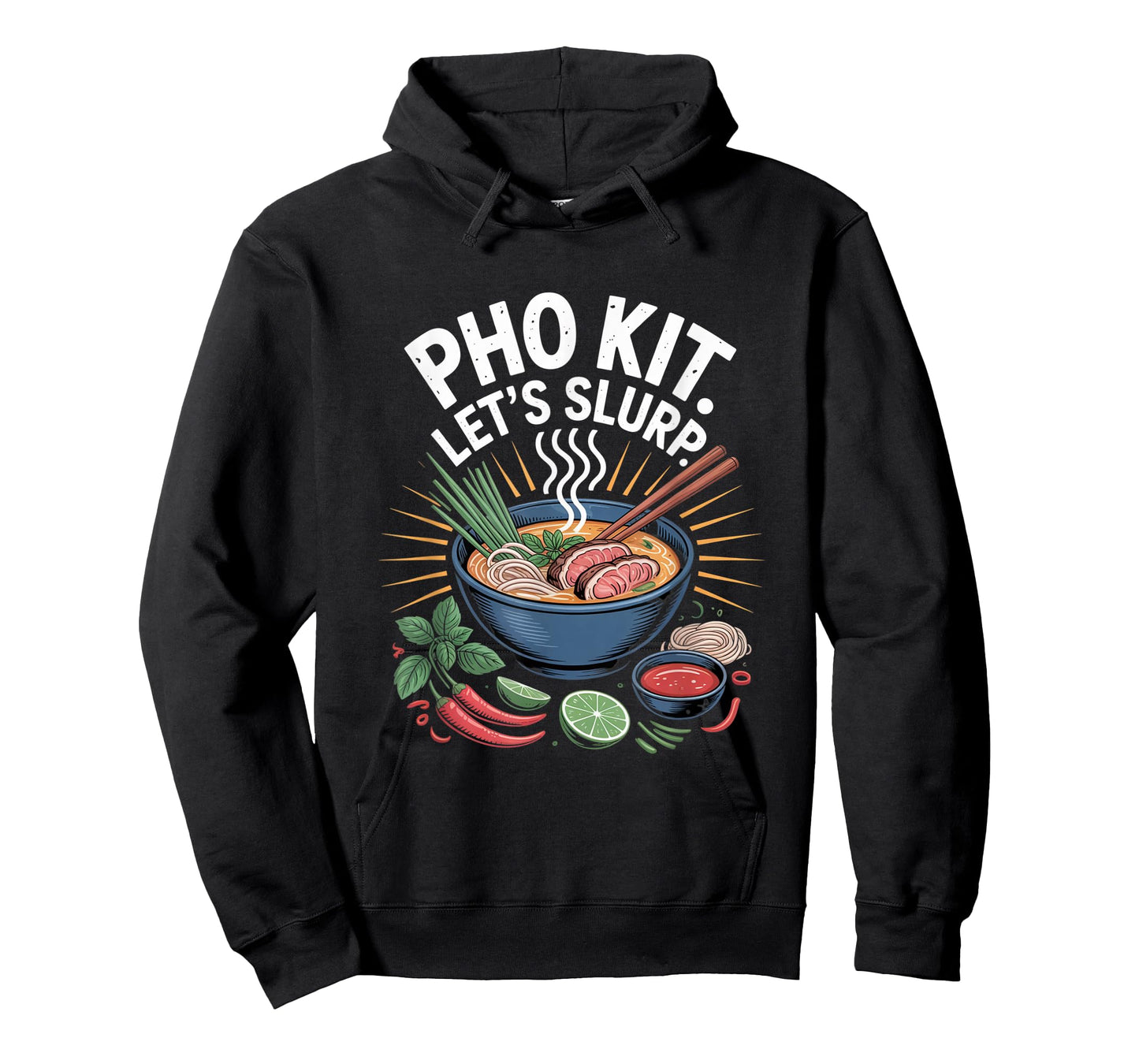 Pho Kit Soup Funny Pho Kit Vegan Pho Lover T-Shirt