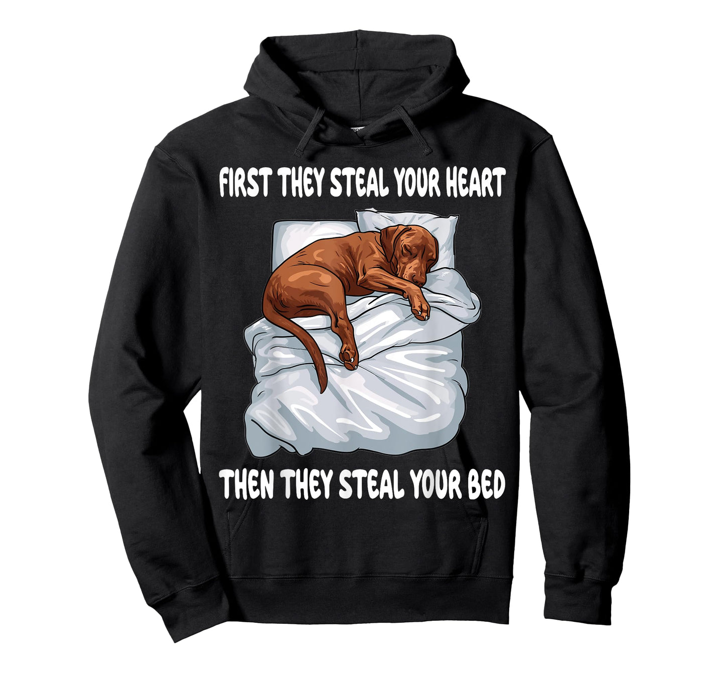 Vizsla Sleeping Pajamas Nightgown T-Shirt