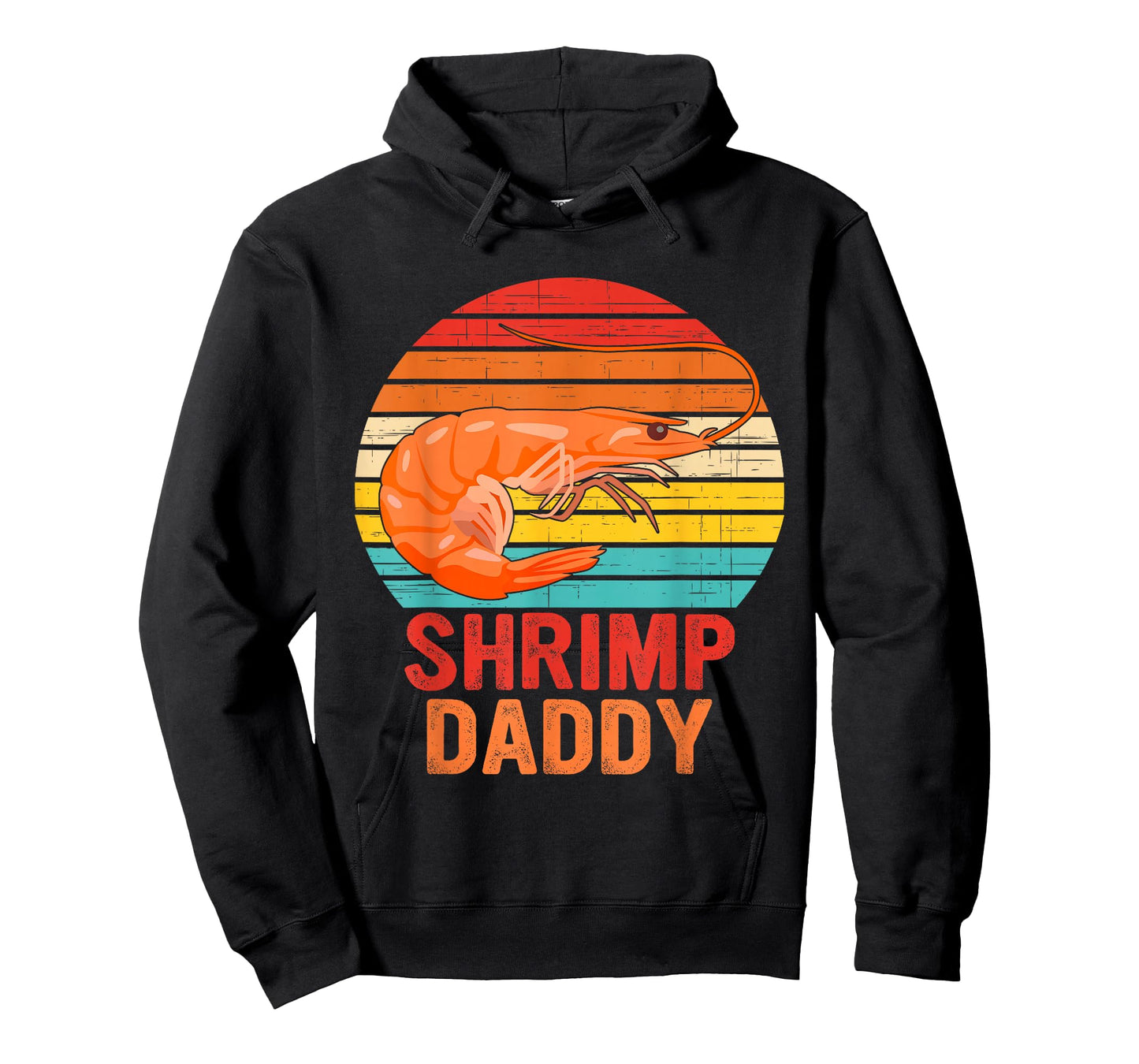 Shrimp Daddy Seafood Shellfish Vintage Design T-Shirt