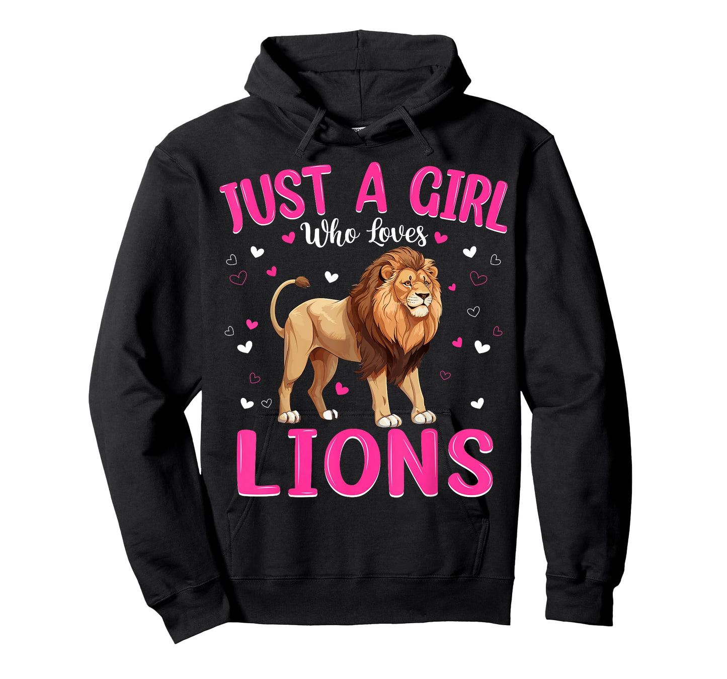 Just A Girl Who Loves Lions Women Girls Cute Lion T-Shirt