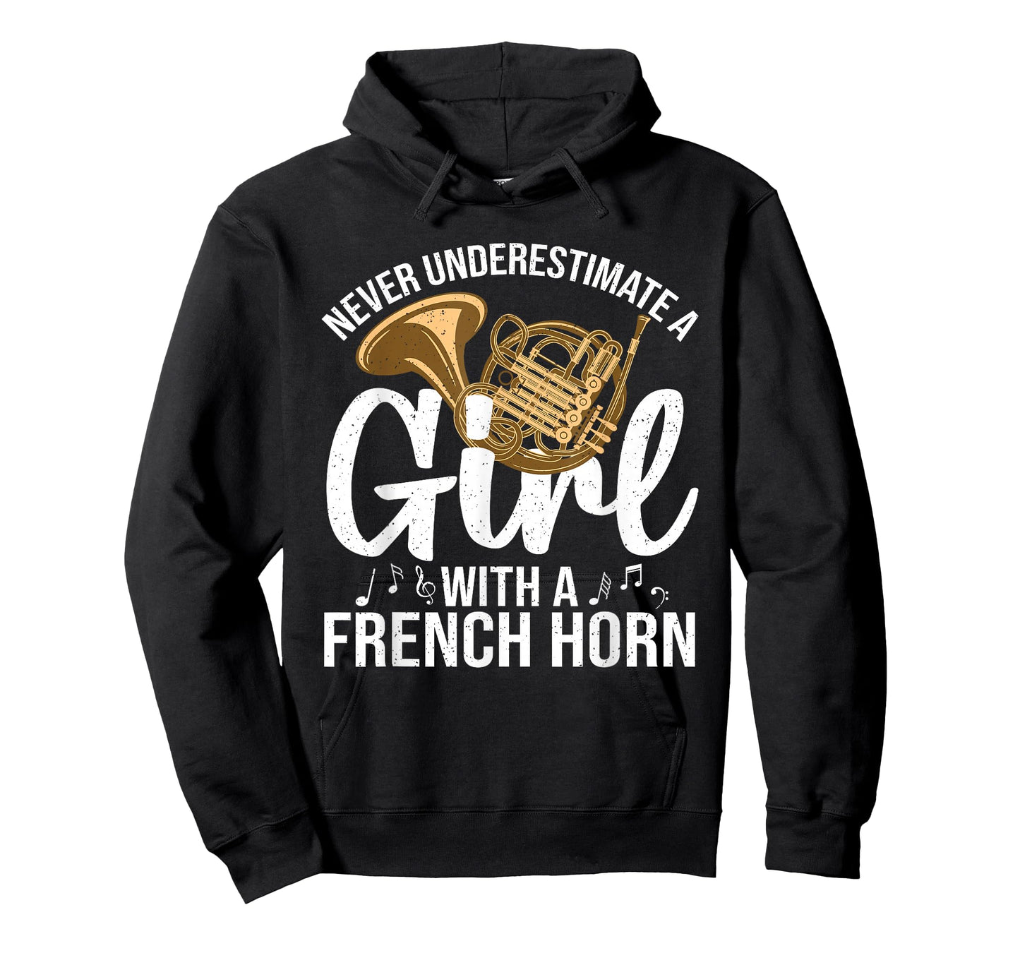 Best French Horn Art For Women Girls French Horn Lover T-Shirt
