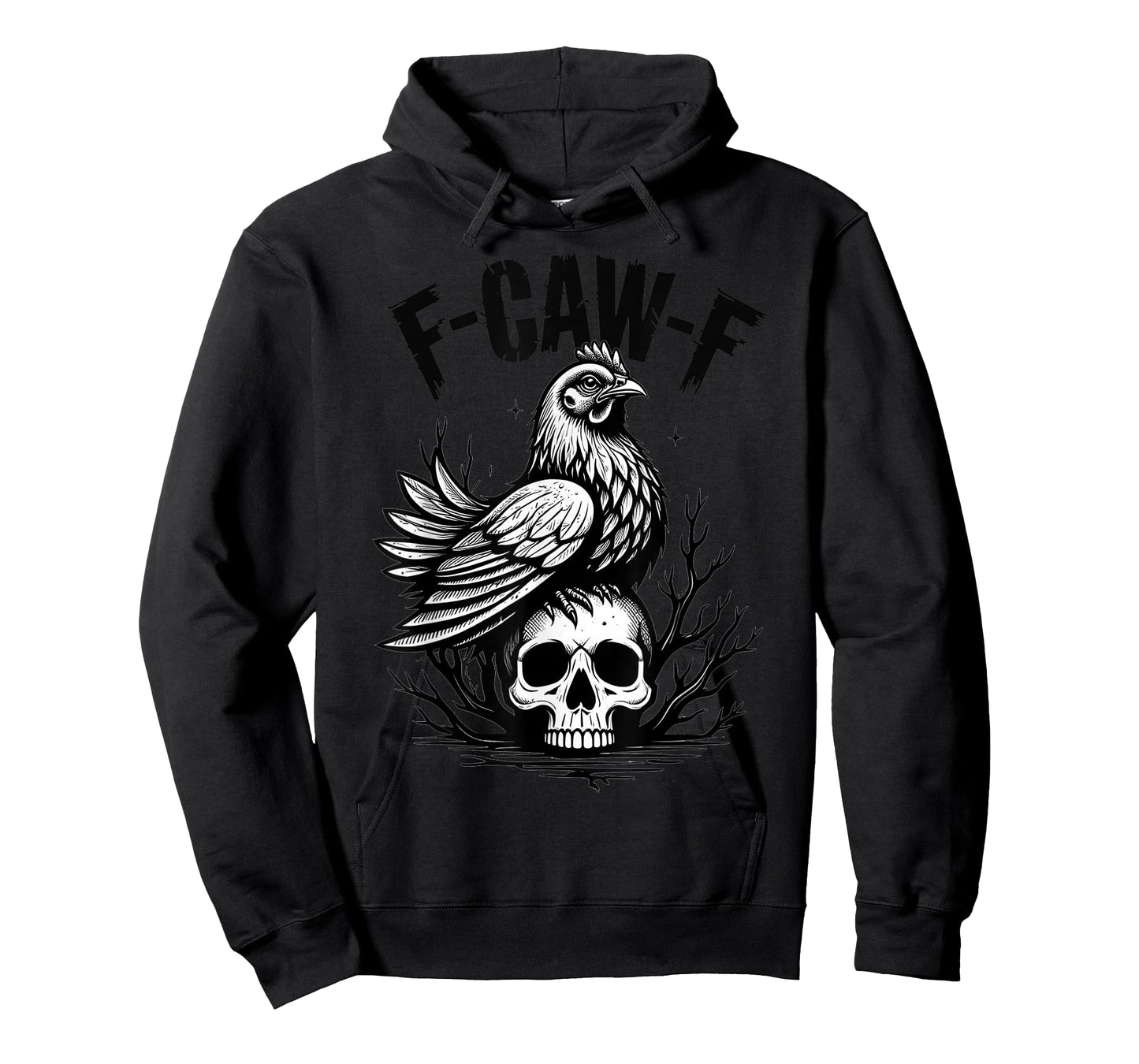 Funny F-Caw-F Chicken Sarcastic Bird Quote Rooster Meme T-Shirt