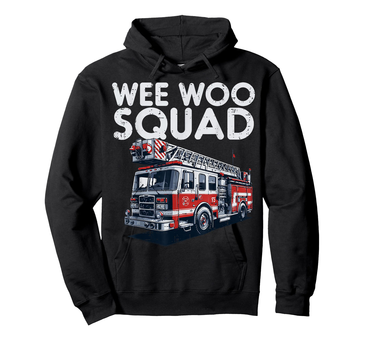 Firefighter Truck Wee Woo Squad Fireman Men Boys Kids Women T-Shirt