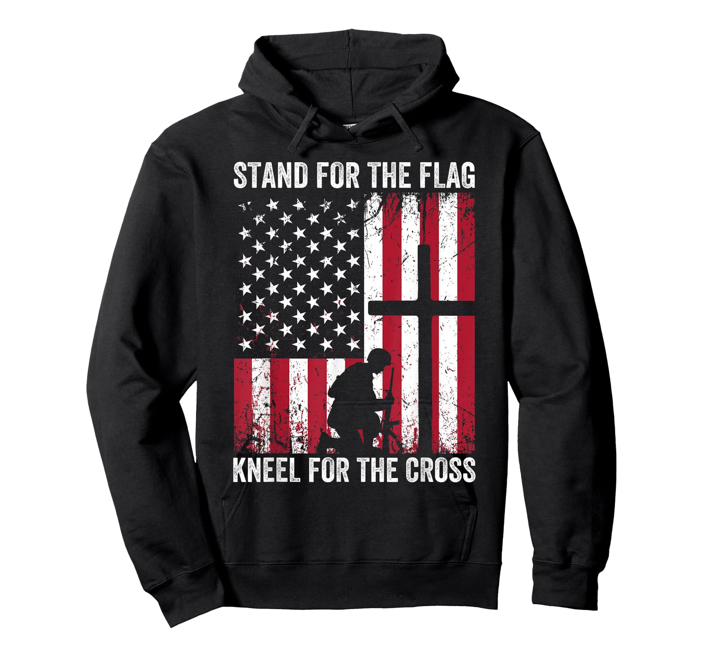 Stand For The Flag, Kneel For The Cross T-Shirt