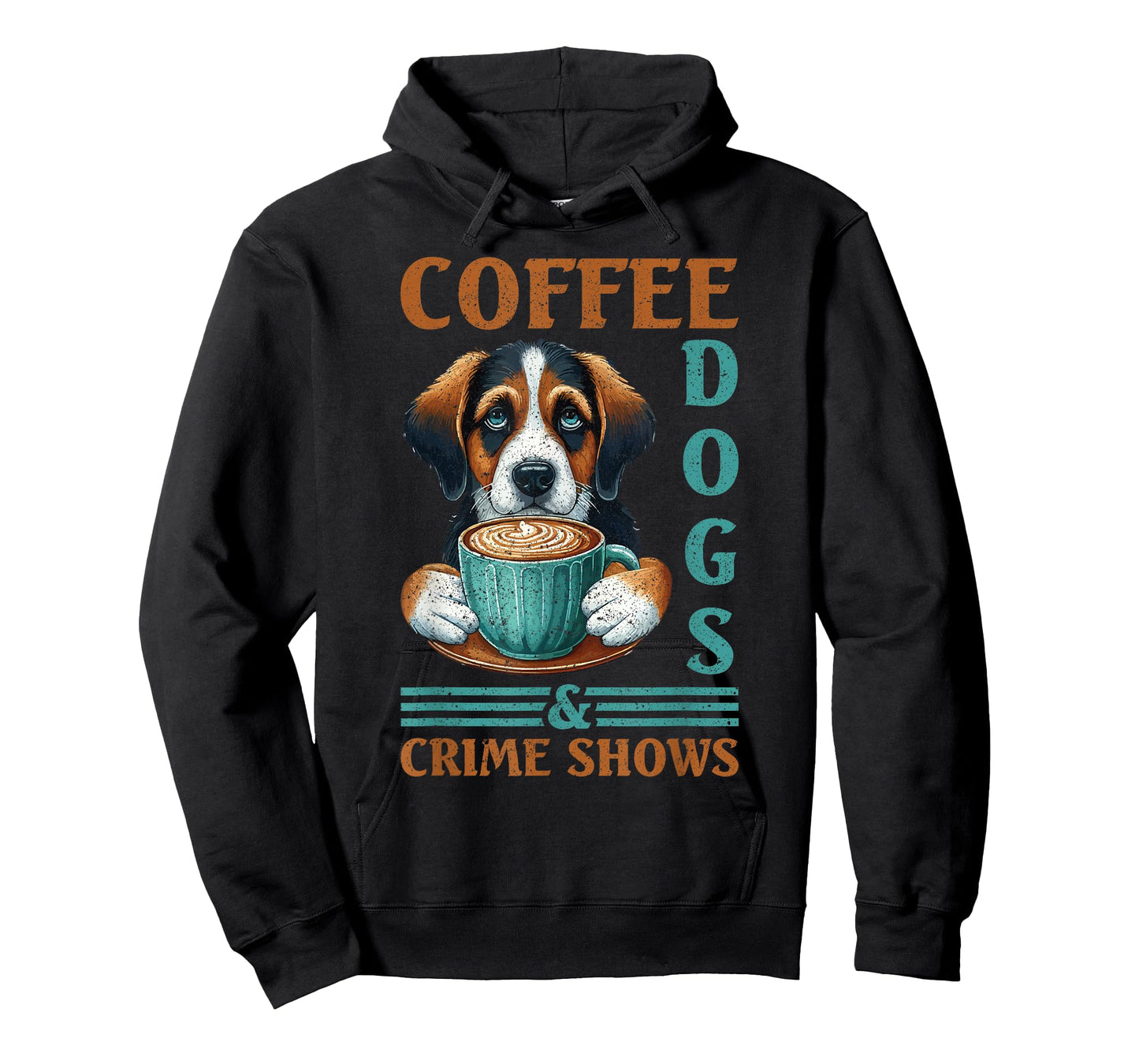 Coffee Dogs And Crime Shows T-Shirt