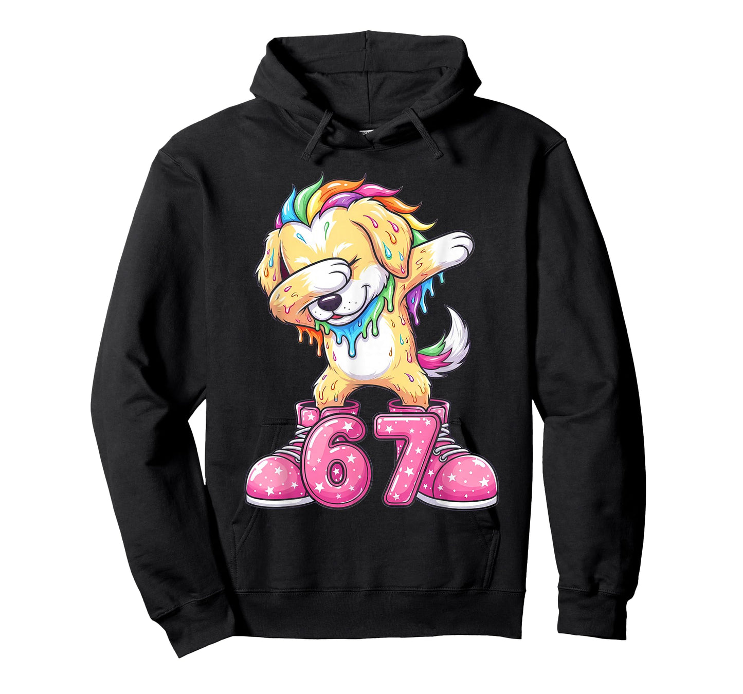 67 Christmas Funny 67 Brainrot Youth Kids Dog 67 T-Shirt