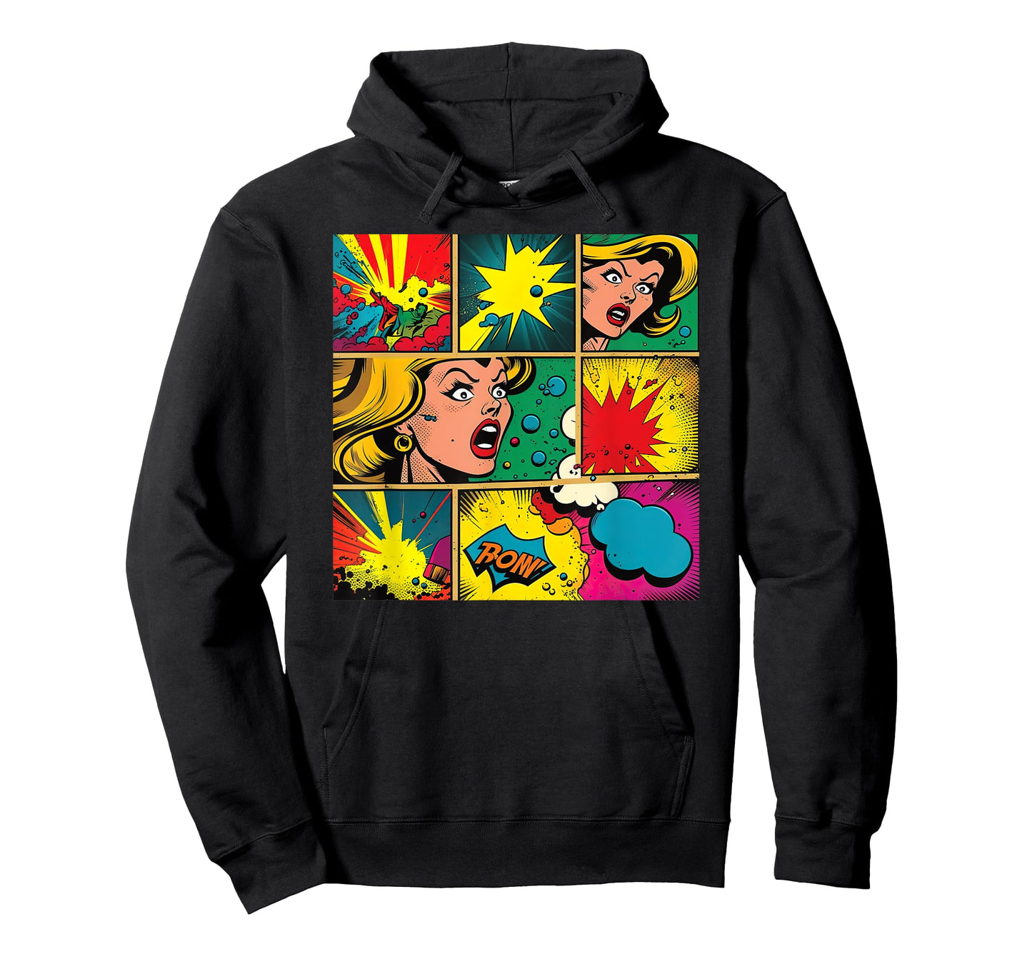 Funny Retro Comic Pop Art Shirt Fun Cartoon Comics Manga Tee T-Shirt