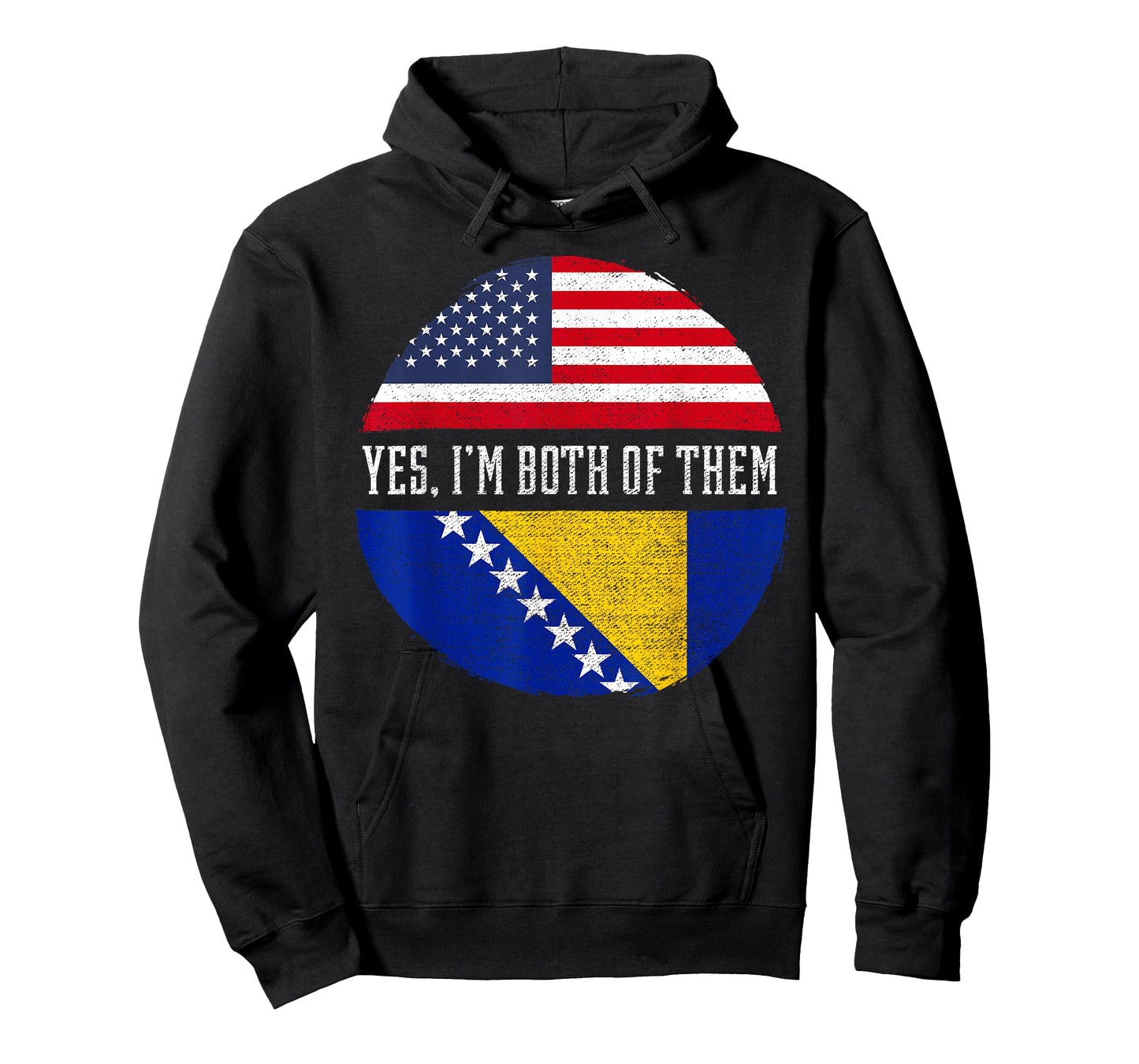 Half American Bosnian Herzegovinian Bosnia and Herzegovina T-Shirt