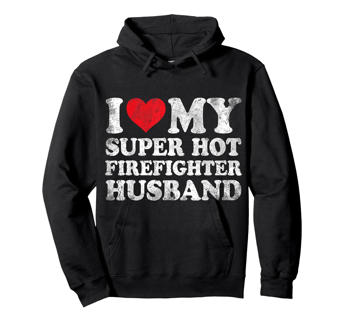 I Love My Super Hot Firefighter Husband Valentine's Day T-Shirt