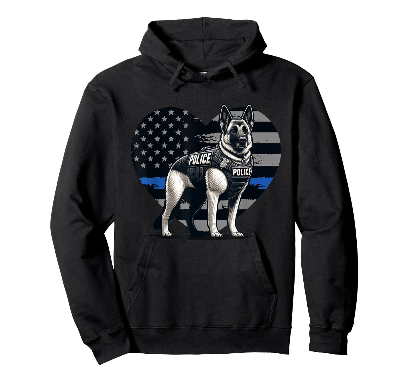 Police K9 Dog, Law Enforcement T-Shirt