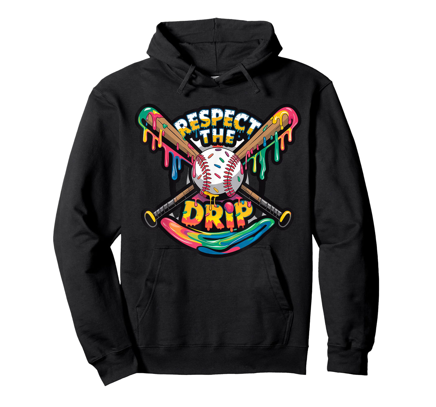 Baseball Drip Ice Cream Drip Respect The Drip Youth Boys T-Shirt