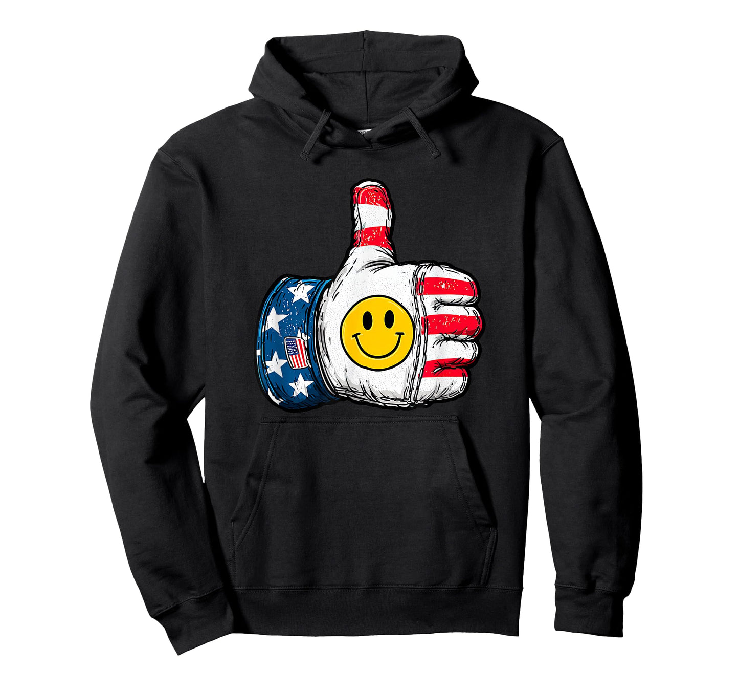 Awesome Smile and Thumb Up in US Colors T-Shirt