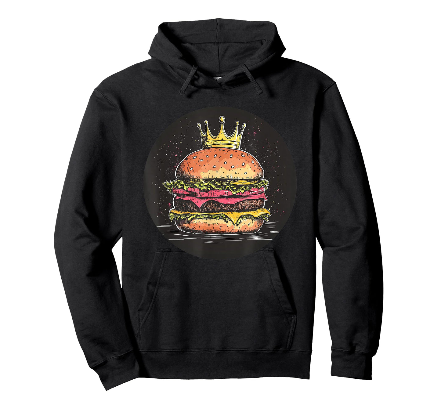 Kingdom Burger Outfit for Burger with Crown Graphic T-Shirt