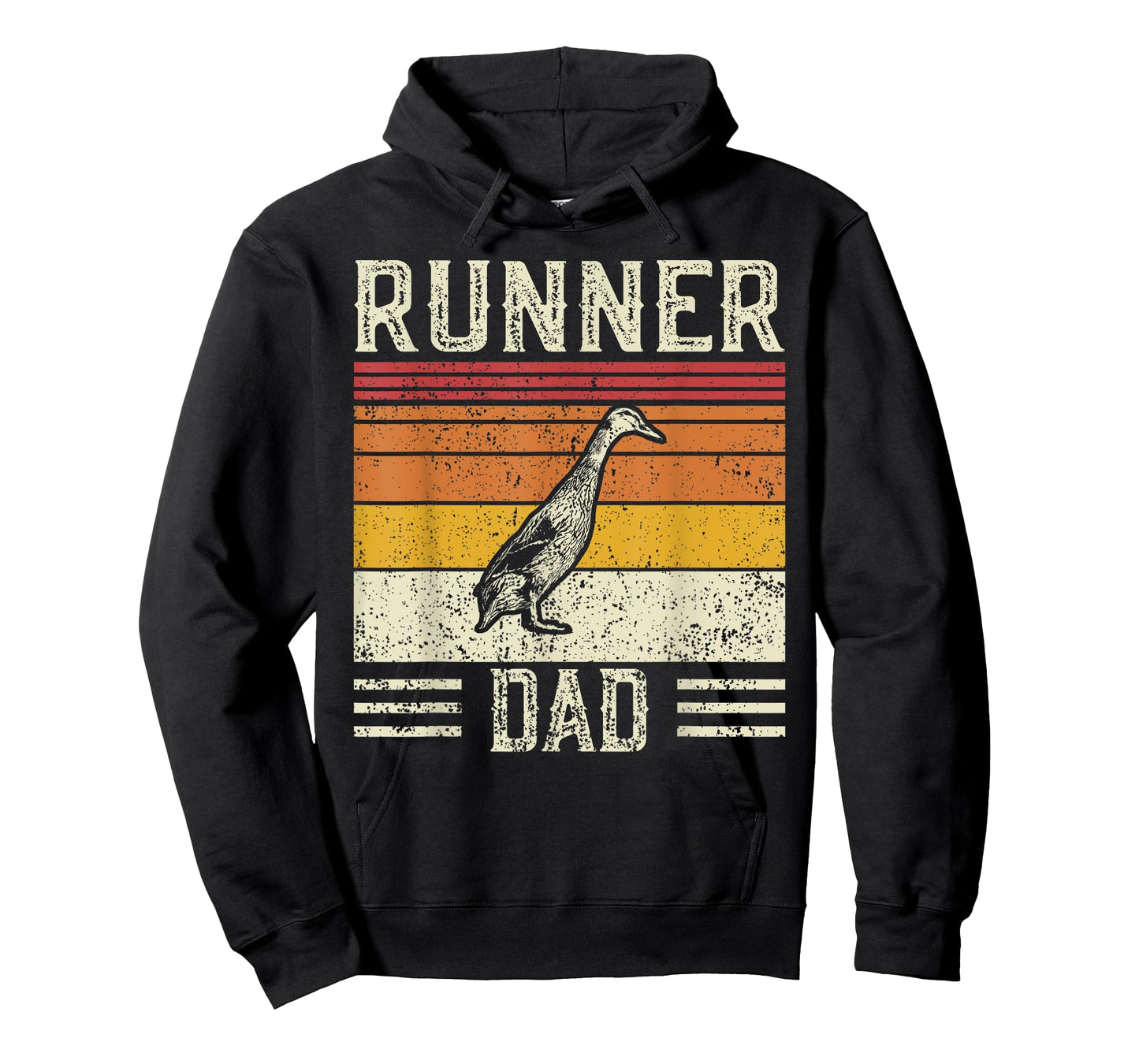 Best Duck Dad Men - Vintage Runner Duck T-Shirt