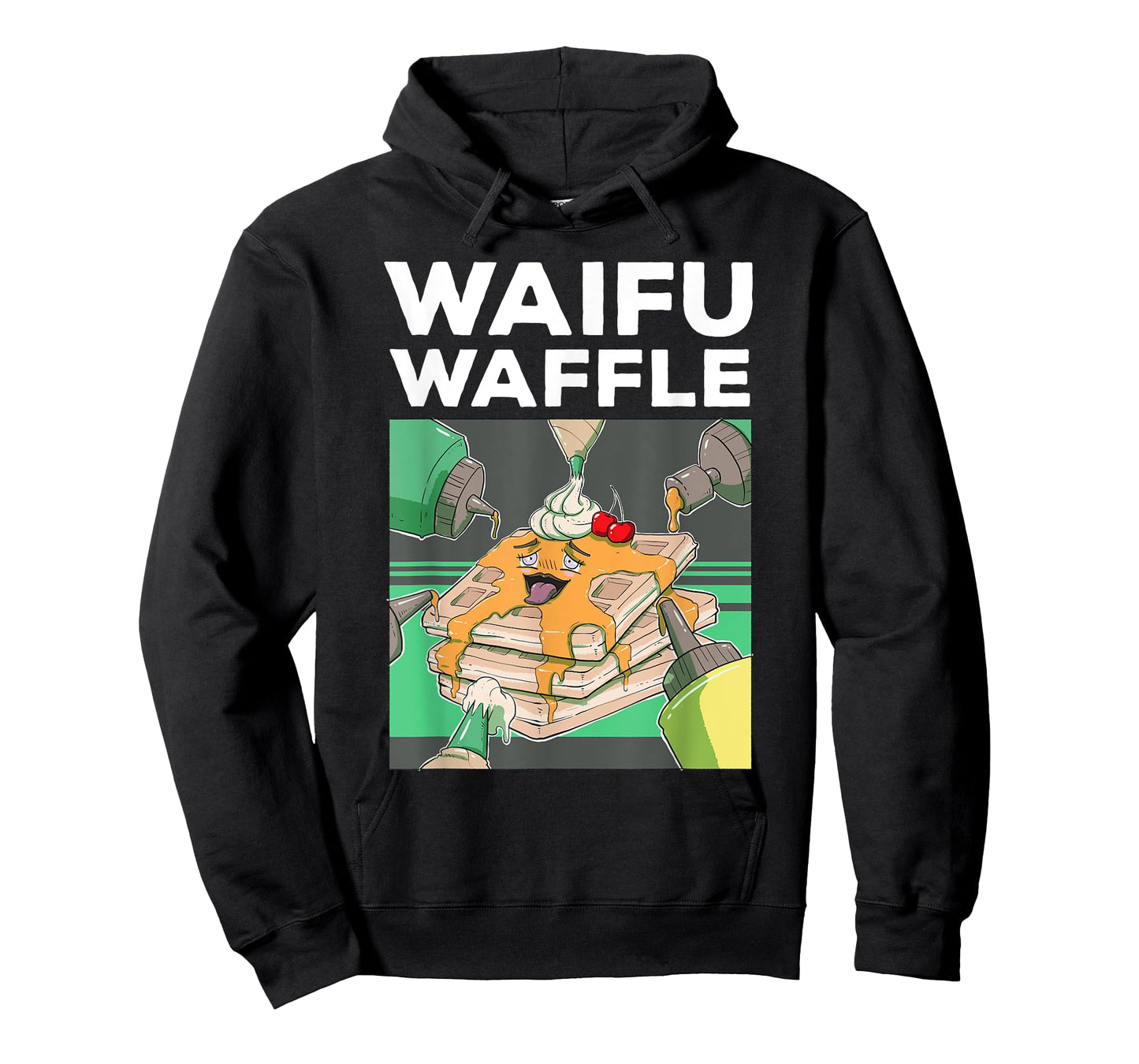 Otaku Ahegao WAIFU WAFFLE Ecchi Etchi Hentai Lewd Great Gift T-Shirt