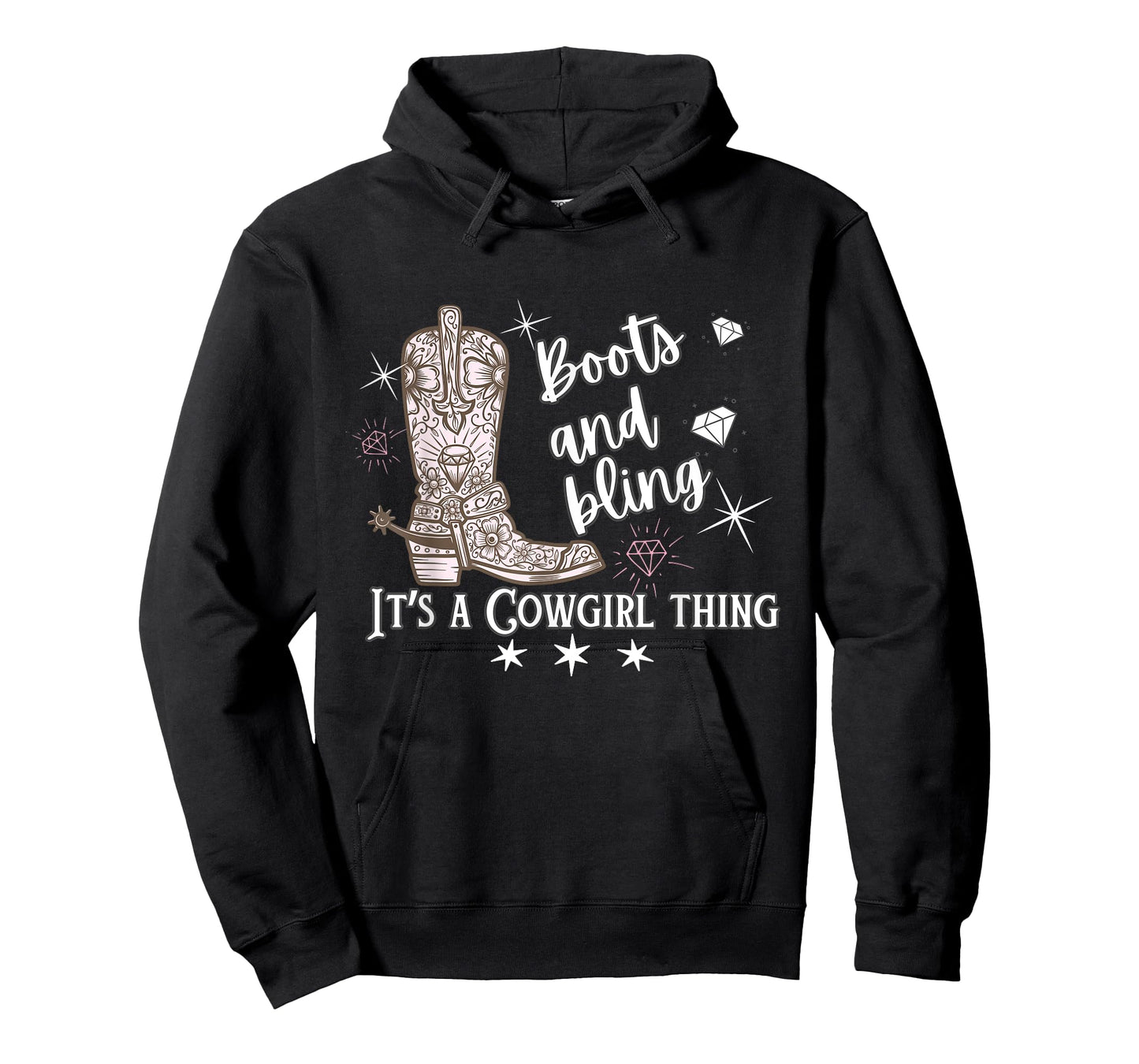 Cowgirl Boots & Bling Its A Cowgirl Thing Country Horse Show T-Shirt