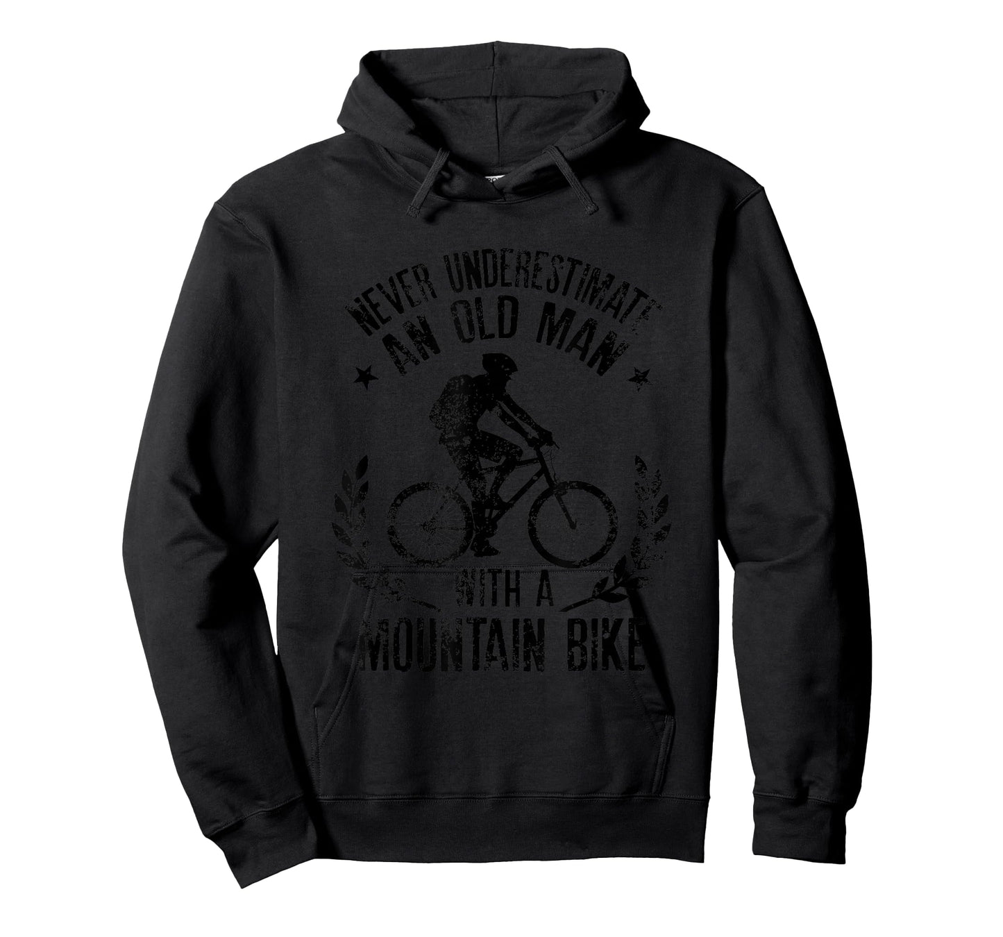 Never Underestimate An Old Man With A Mountain Bike T-Shirt