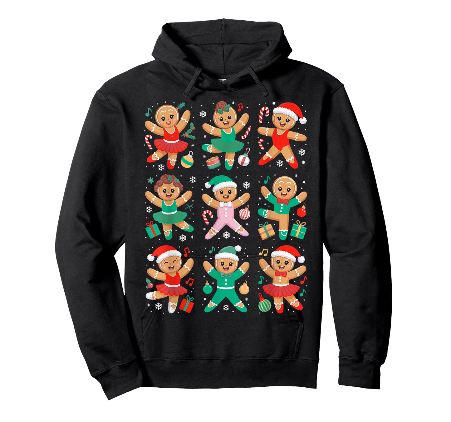 Christmas Dance Teacher Gingerbread Ballet Dancer Xmas Girls T-Shirt
