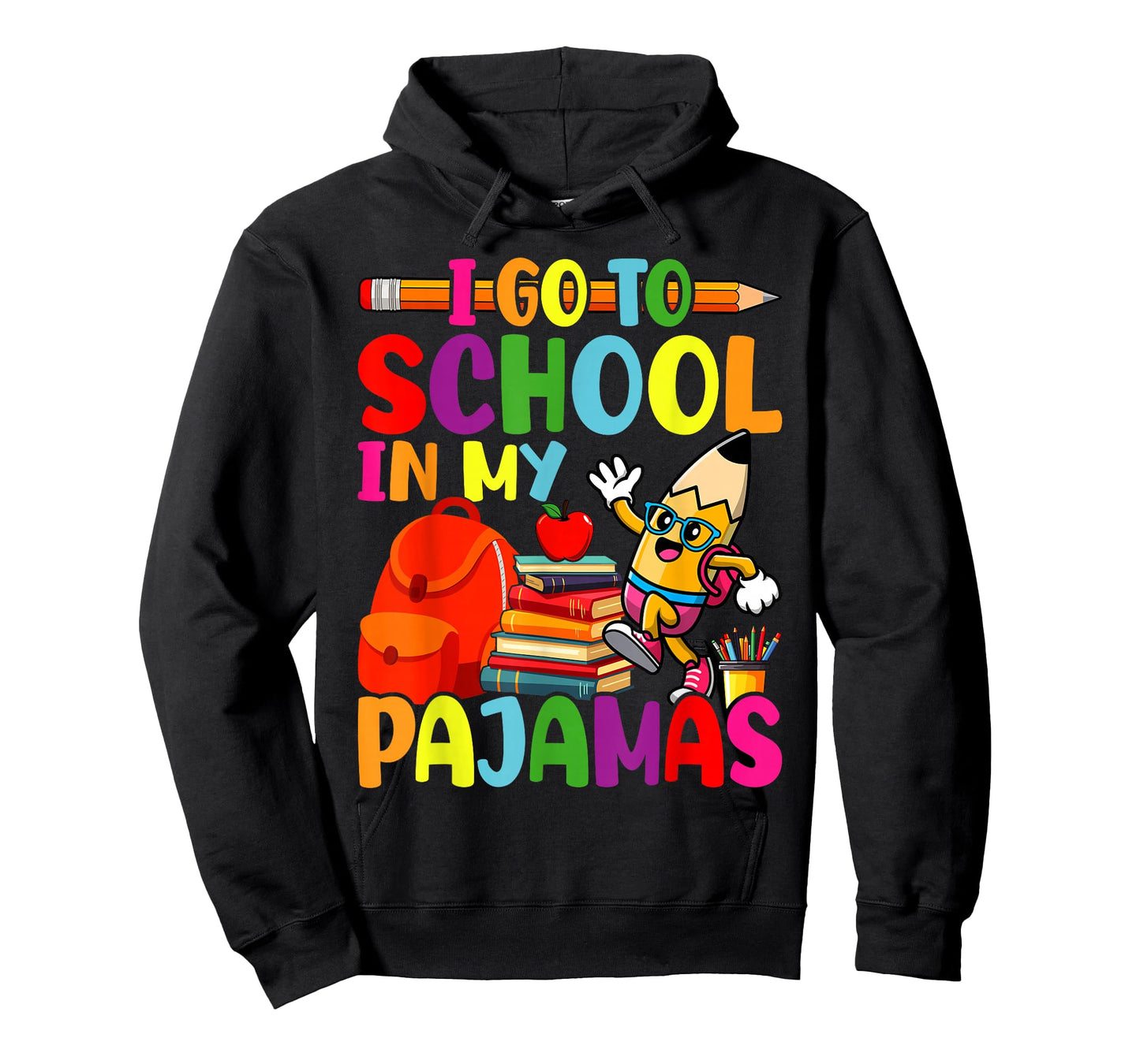I Go To School In My Pajamas - Online Virtual Home Schooling T-Shirt