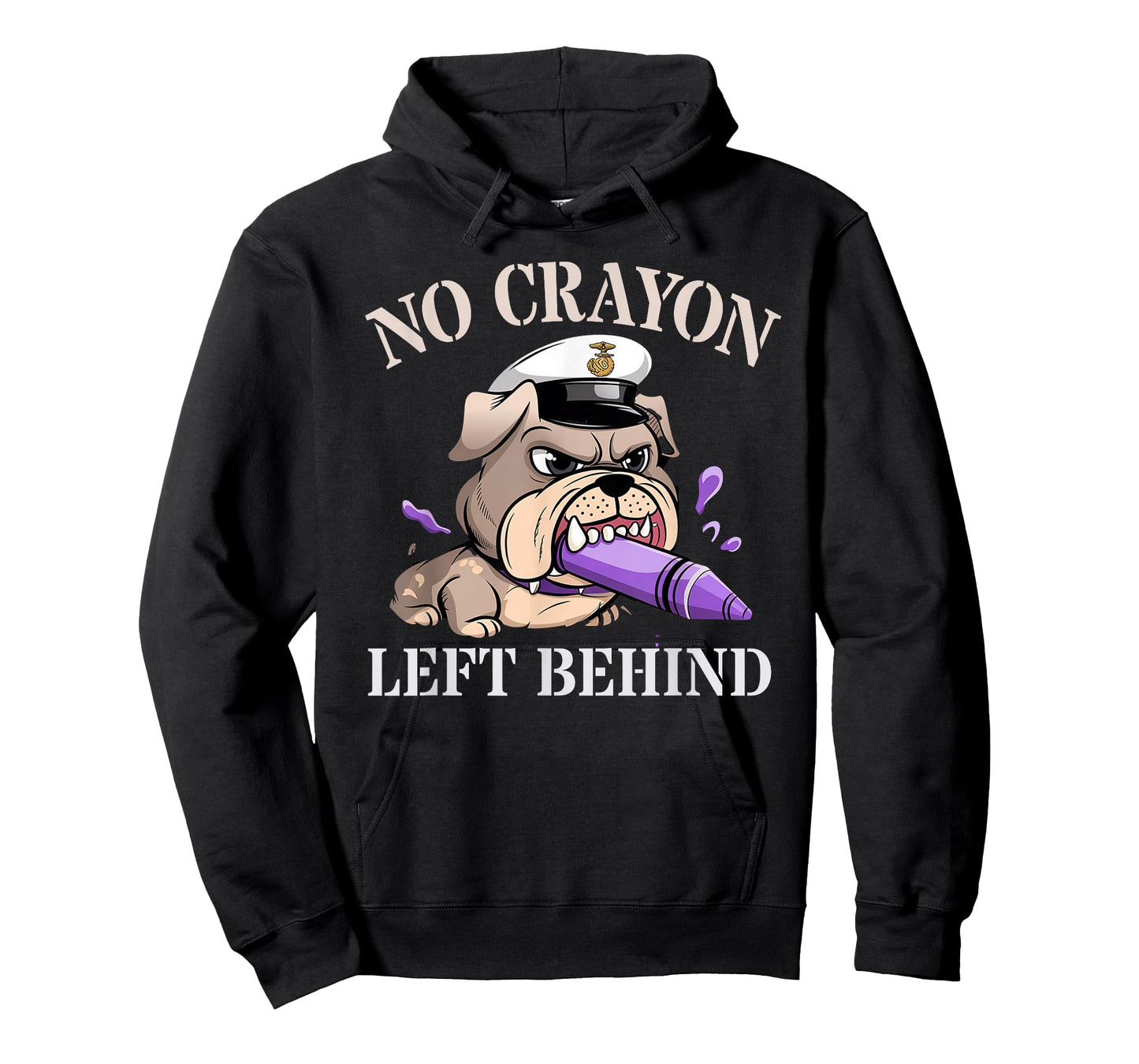 Funny NO CRAYONS LEFT BEHIND Soldier Squad Military Proud T-Shirt