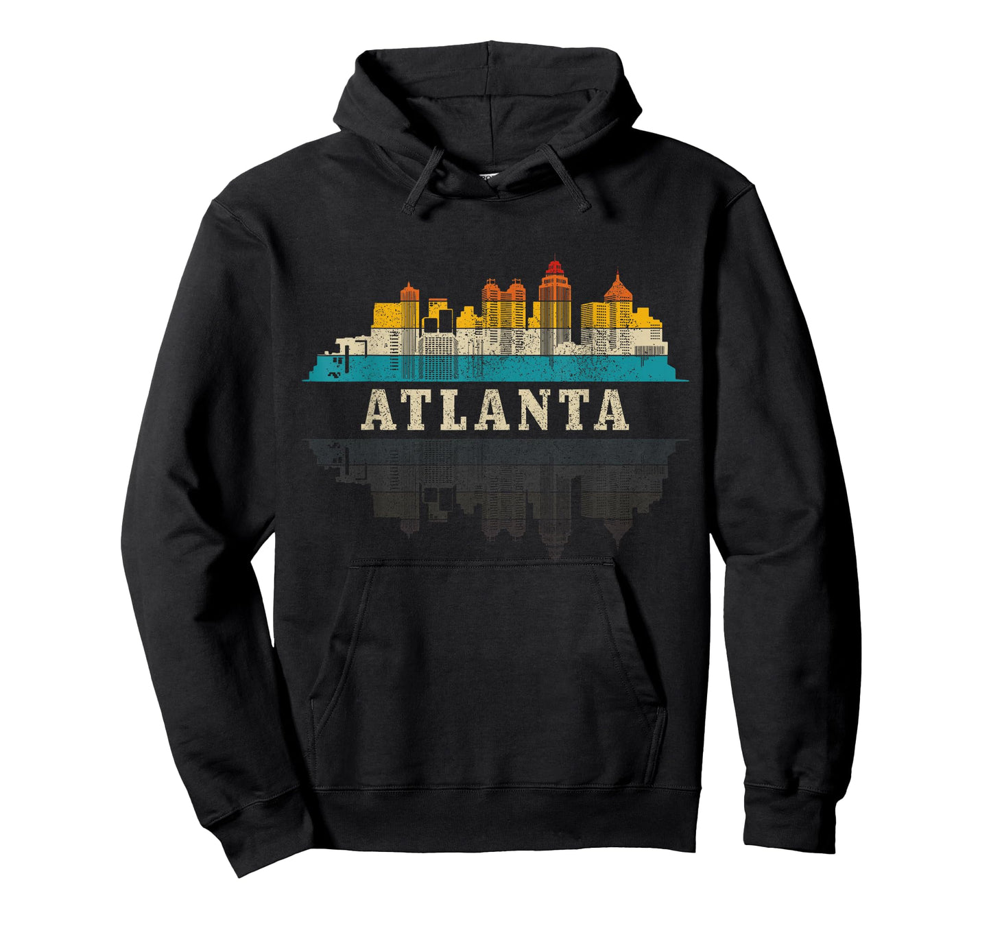Atlanta Skyline Georgia ATL Vintage Pride Retro T-Shirt