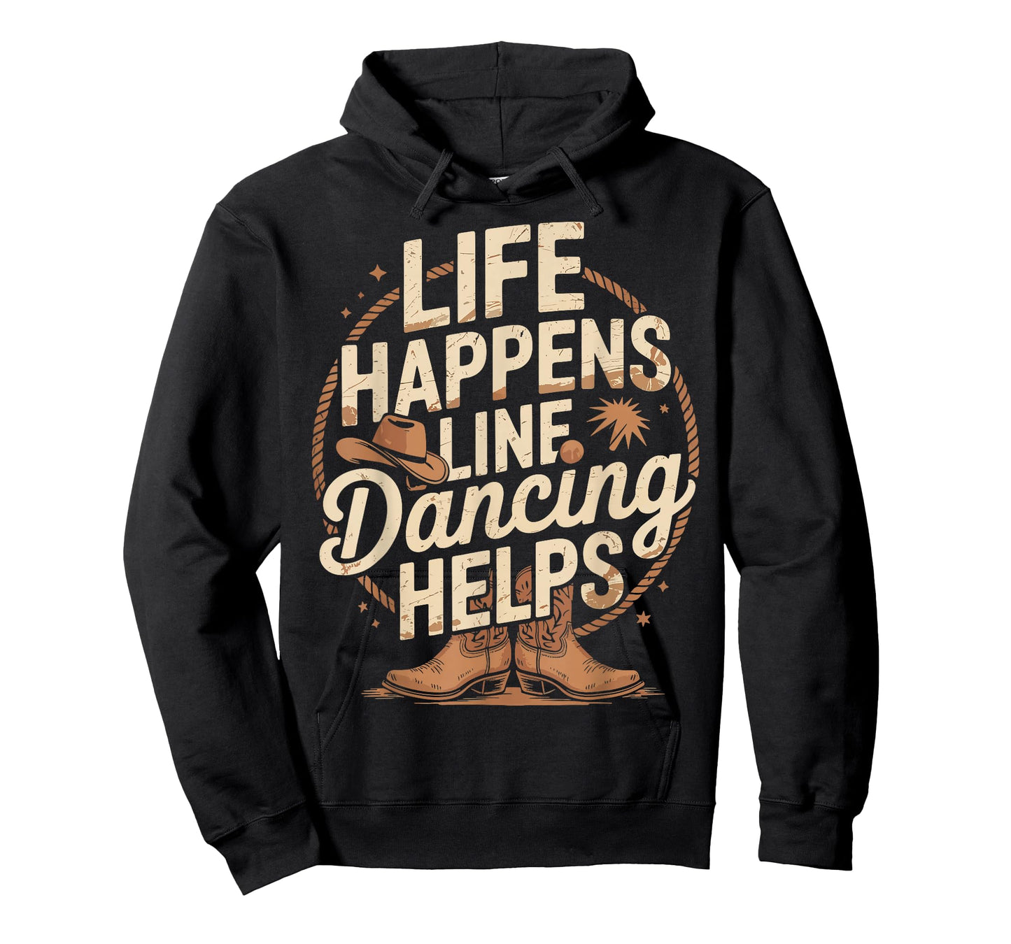 Life Happens Line Dancing Helps T-Shirt