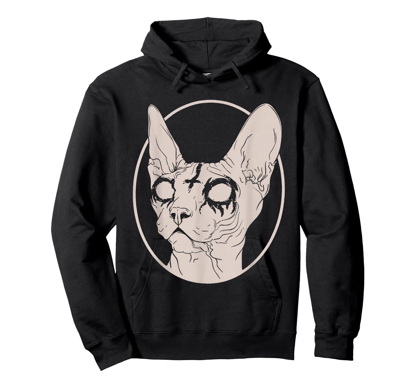 Death Metal Sphynx Cat, Satanic Clothing for Men Women T-Shirt