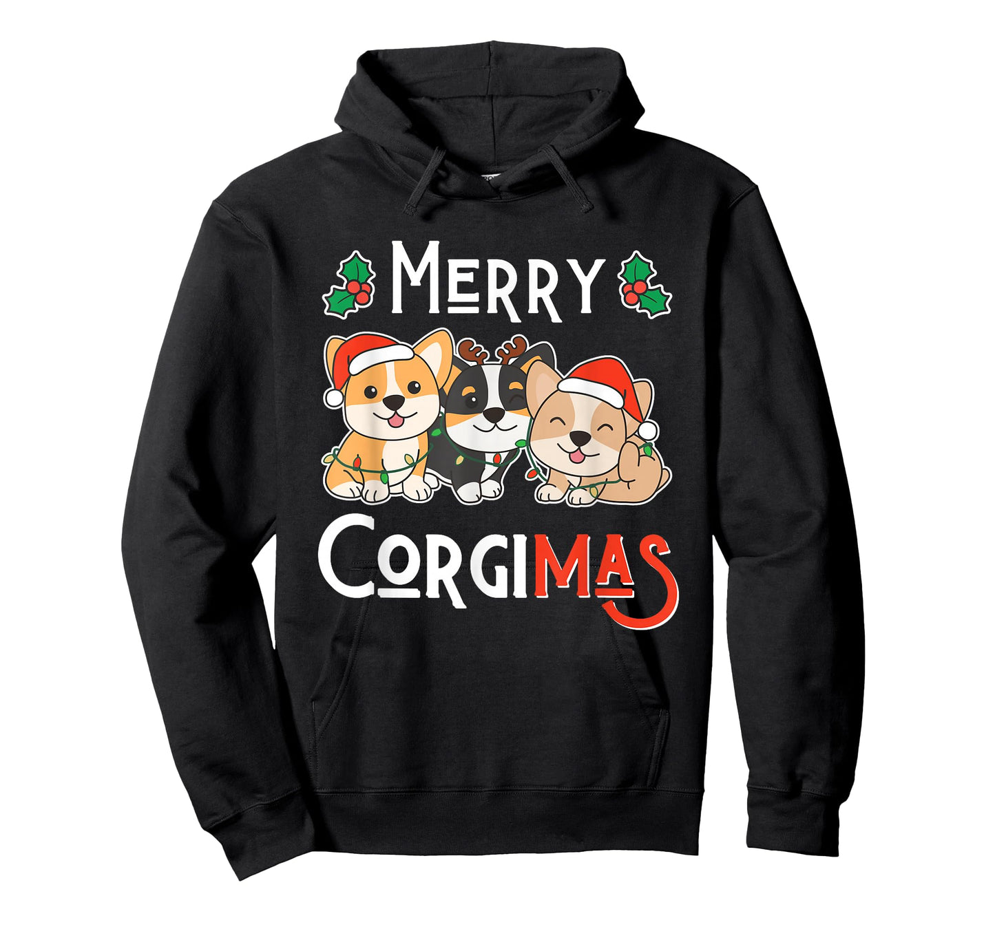Merry Corgimas Pun Corgi Christmas T-Shirt