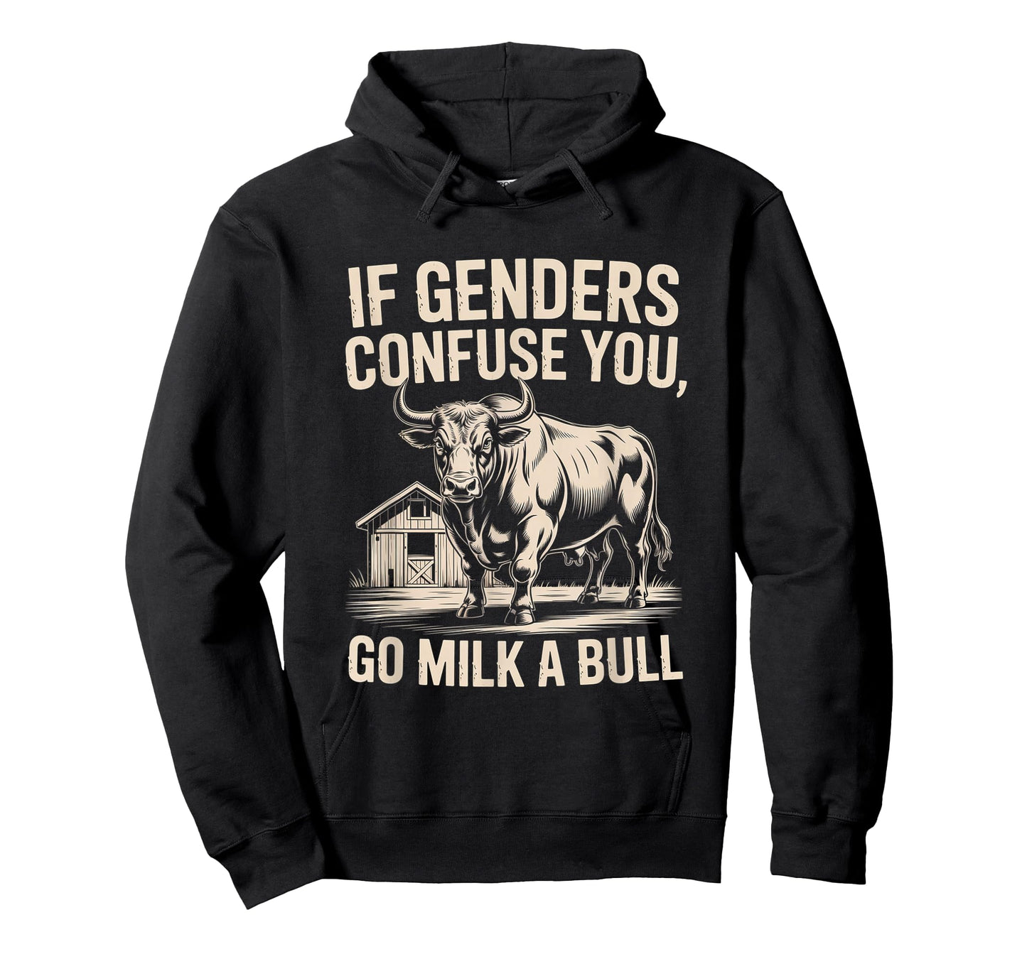 Funny Quote if Genders Confuse You Go Milk a Bull Vintage T-Shirt