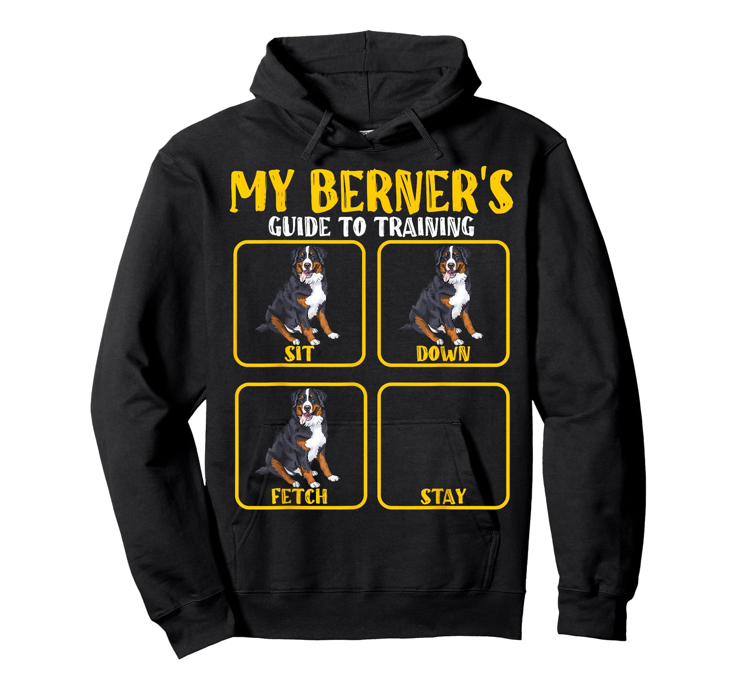 Funny Bernese mountain dog berner training guide moms dads Men Women Kids T-Shirt