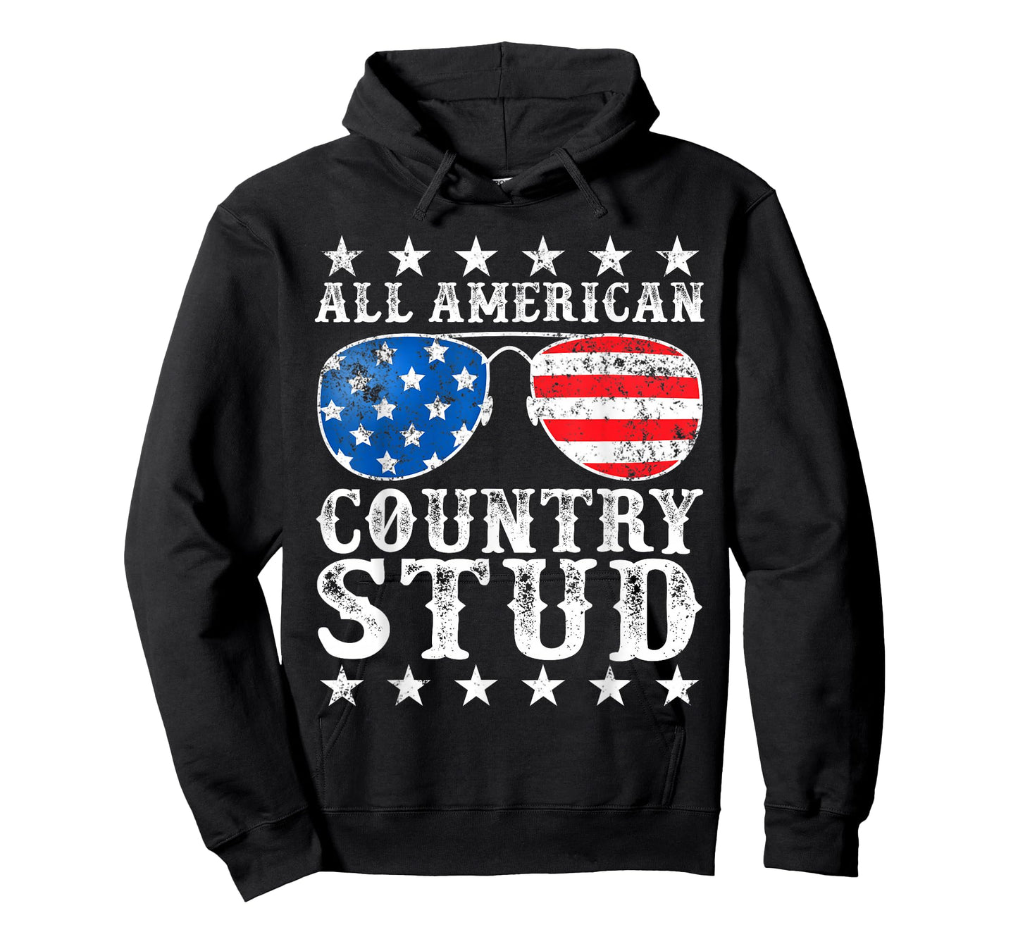 All American Stud Boy Country 4th of July USA Flag Gift T-Shirt