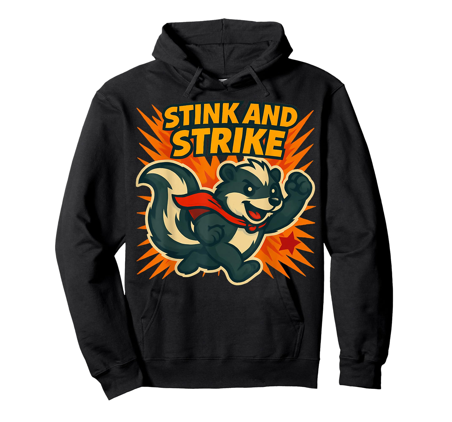 Stink and Strike Skunk Superhero T-Shirt
