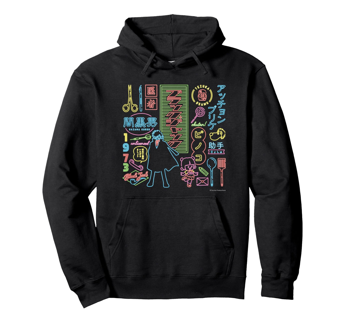 Black Jack neon (C)TEZUKA PRODUCTIONS T-Shirt
