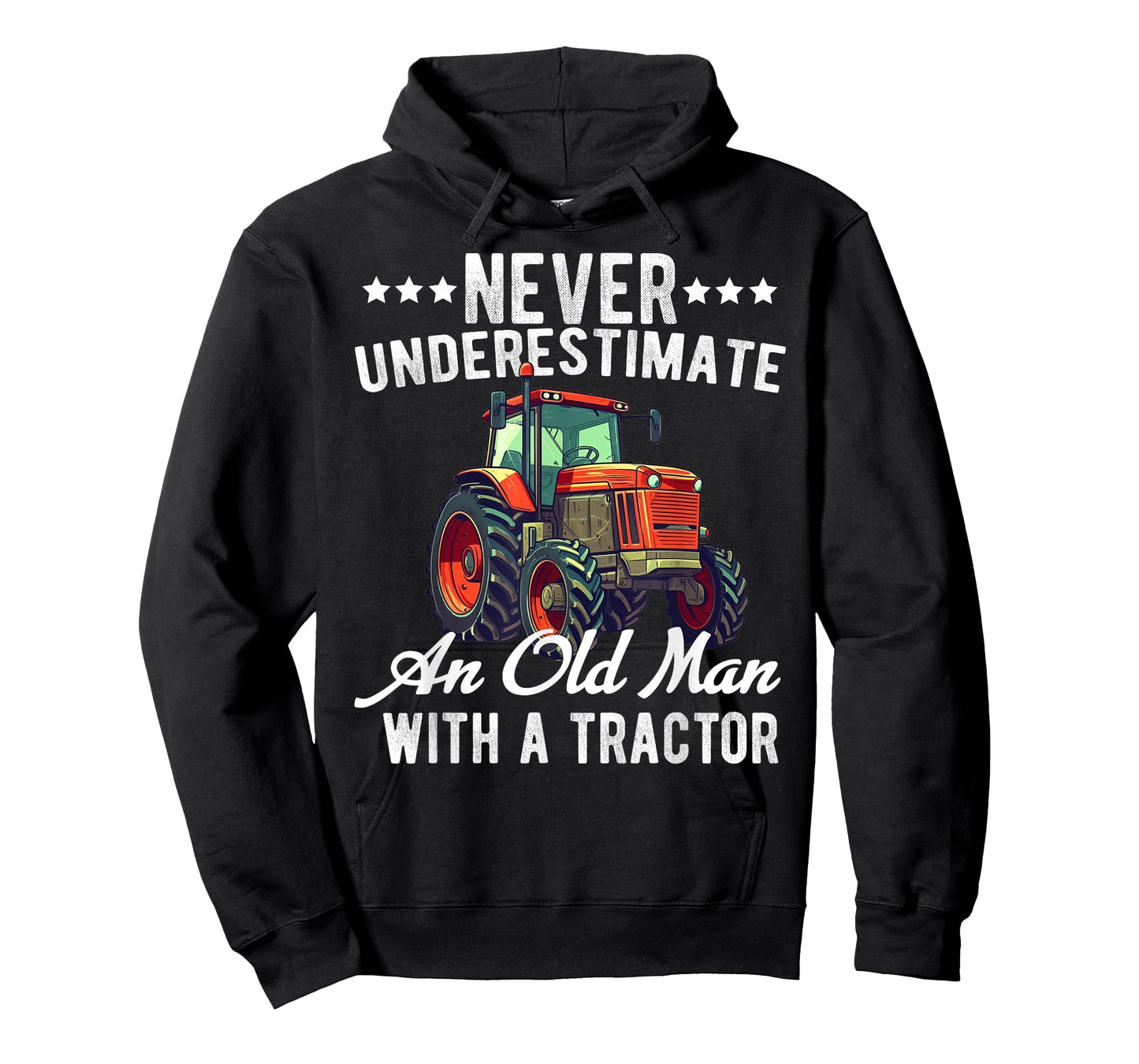 never underestimate an old man with a tractor Farmer T-Shirt