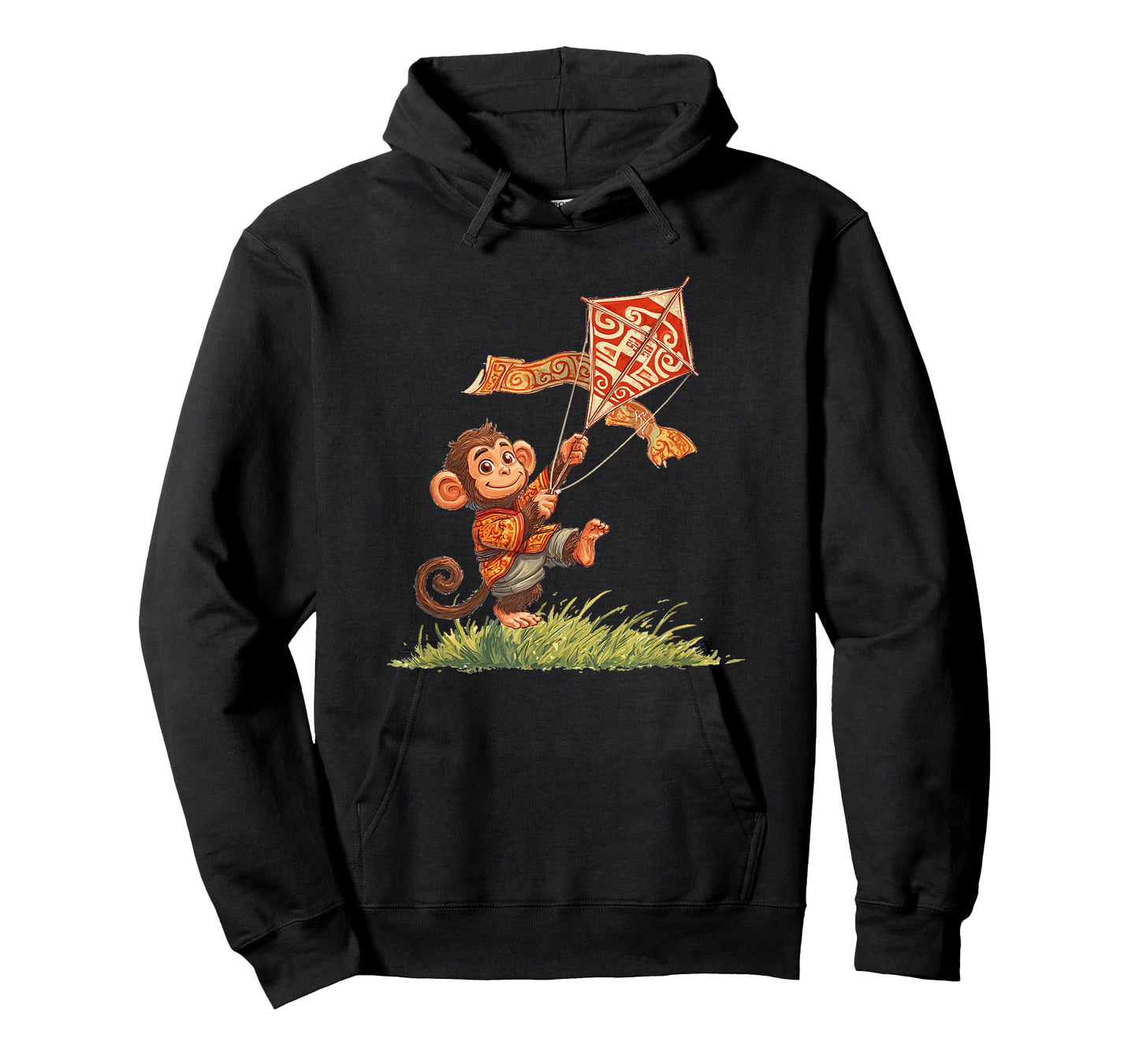 Pretty Kite Fly Monkey for Windy Lovers T-Shirt